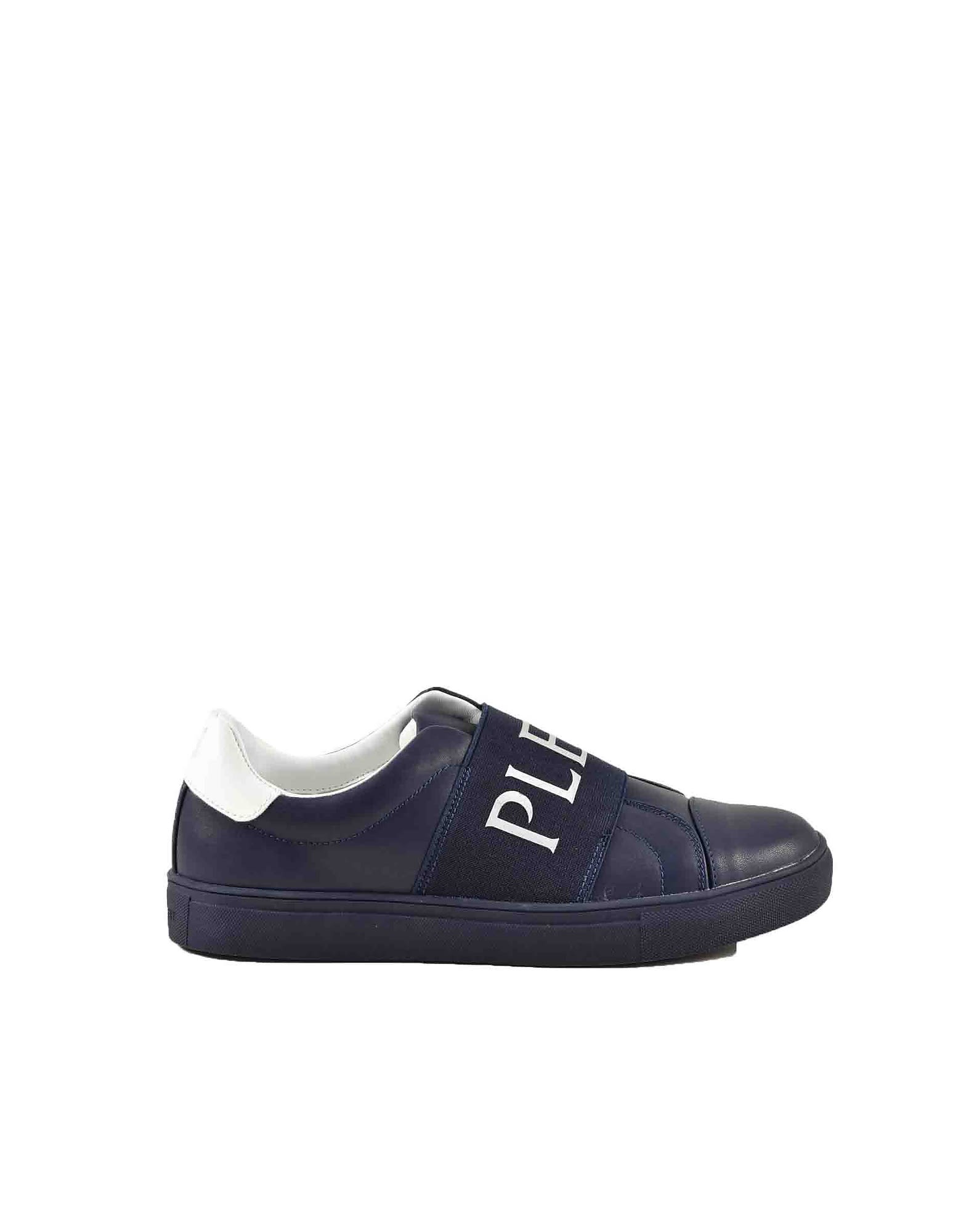 Philipp Plein Mens Blue Sneakers