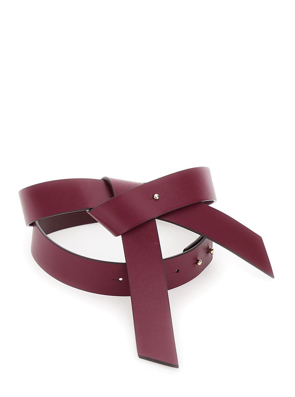 Shop Philosophy Di Lorenzo Serafini Belt In Bordeaux