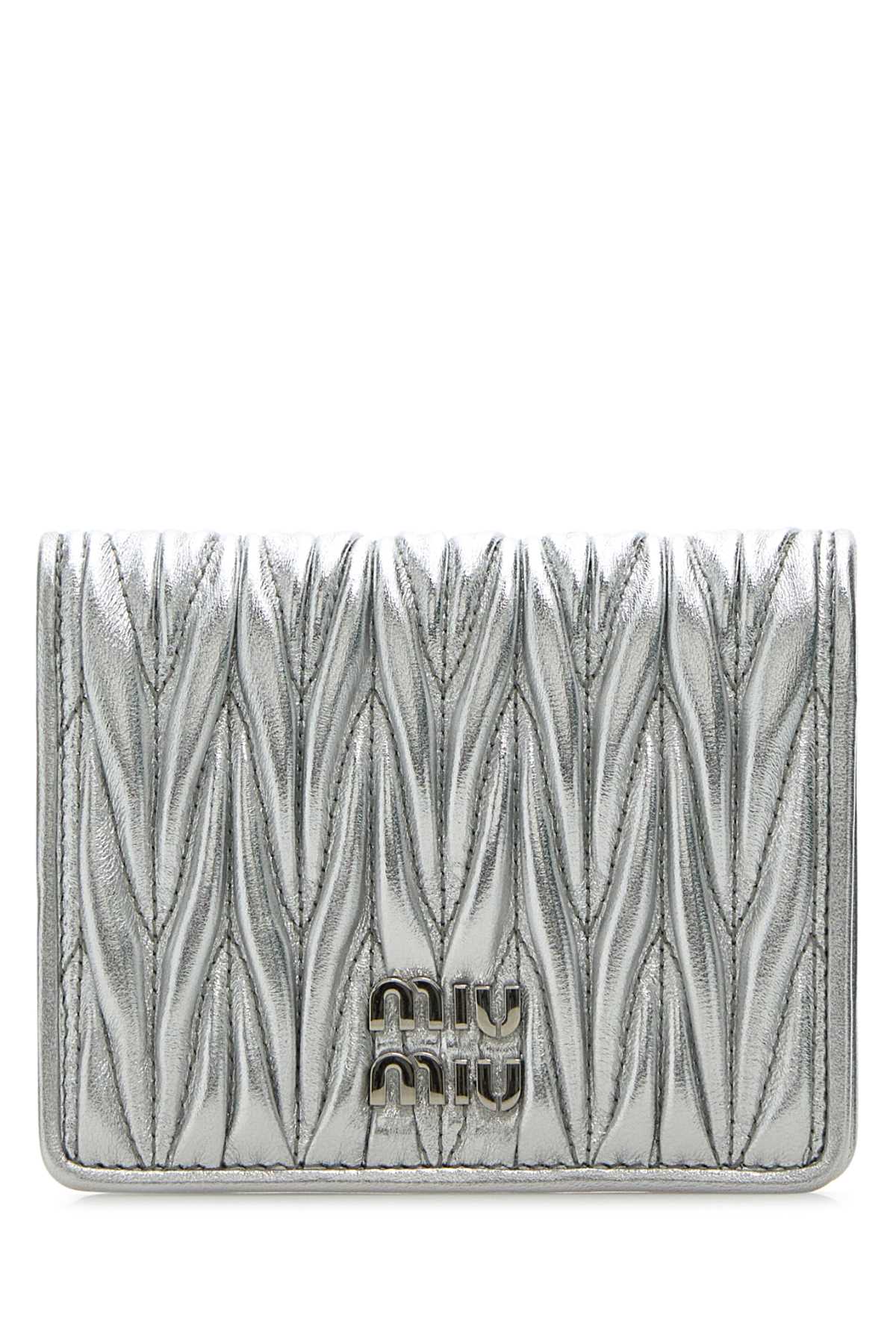 Silver Leather Wallet