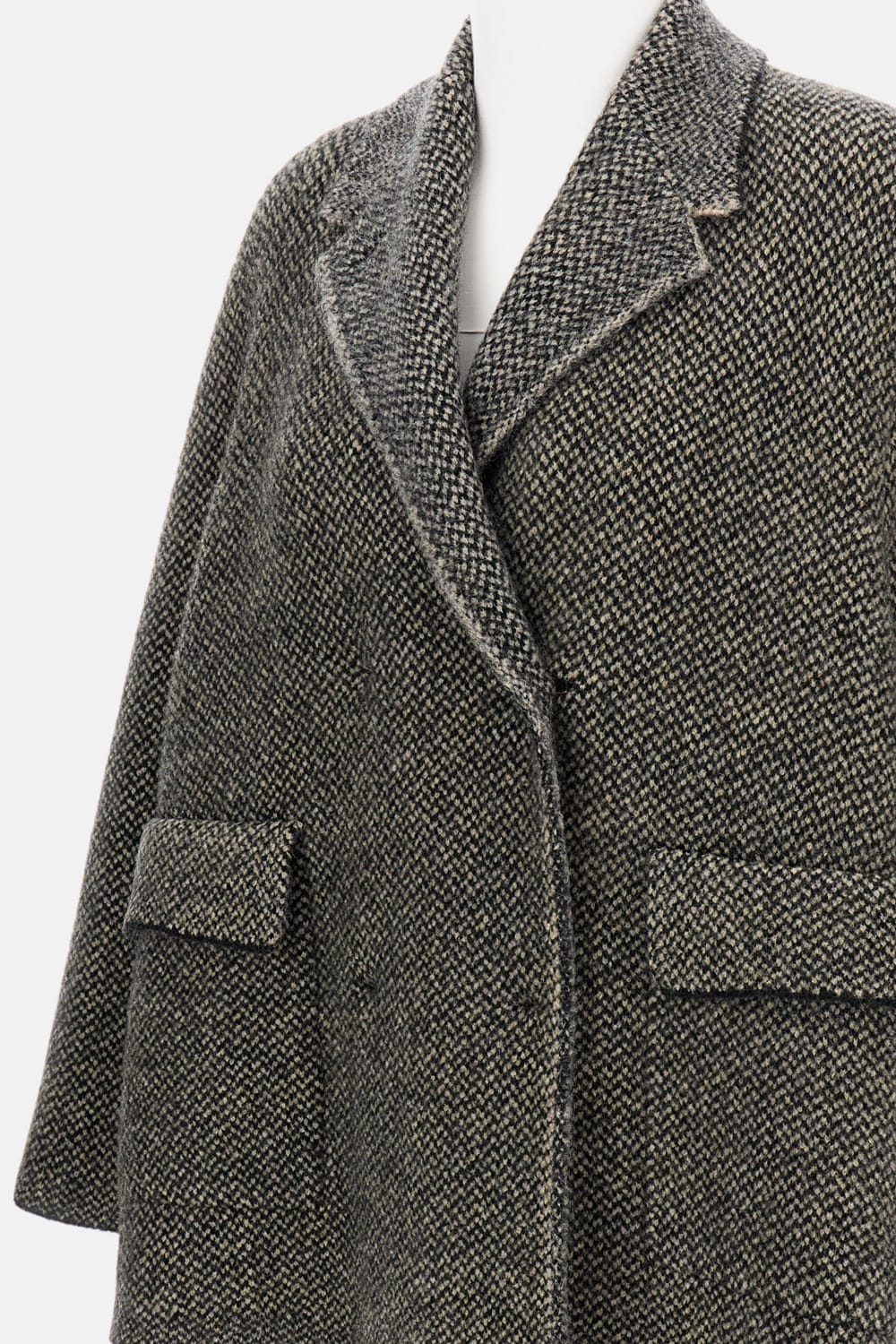 Boboutic Herringbone-weave Pocket Coat In Multi