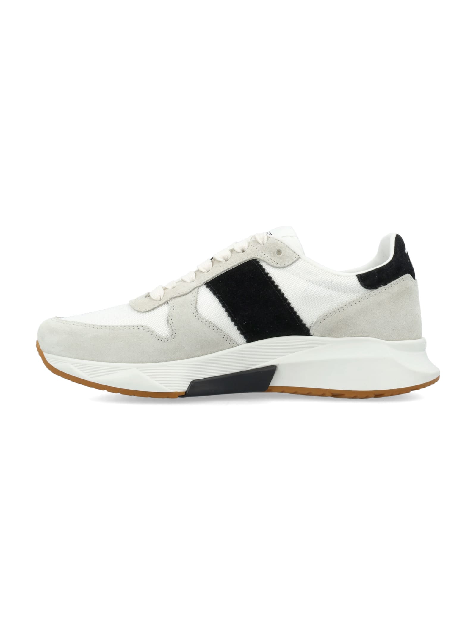 Shop Tom Ford James Sneaker In Marble/black + White