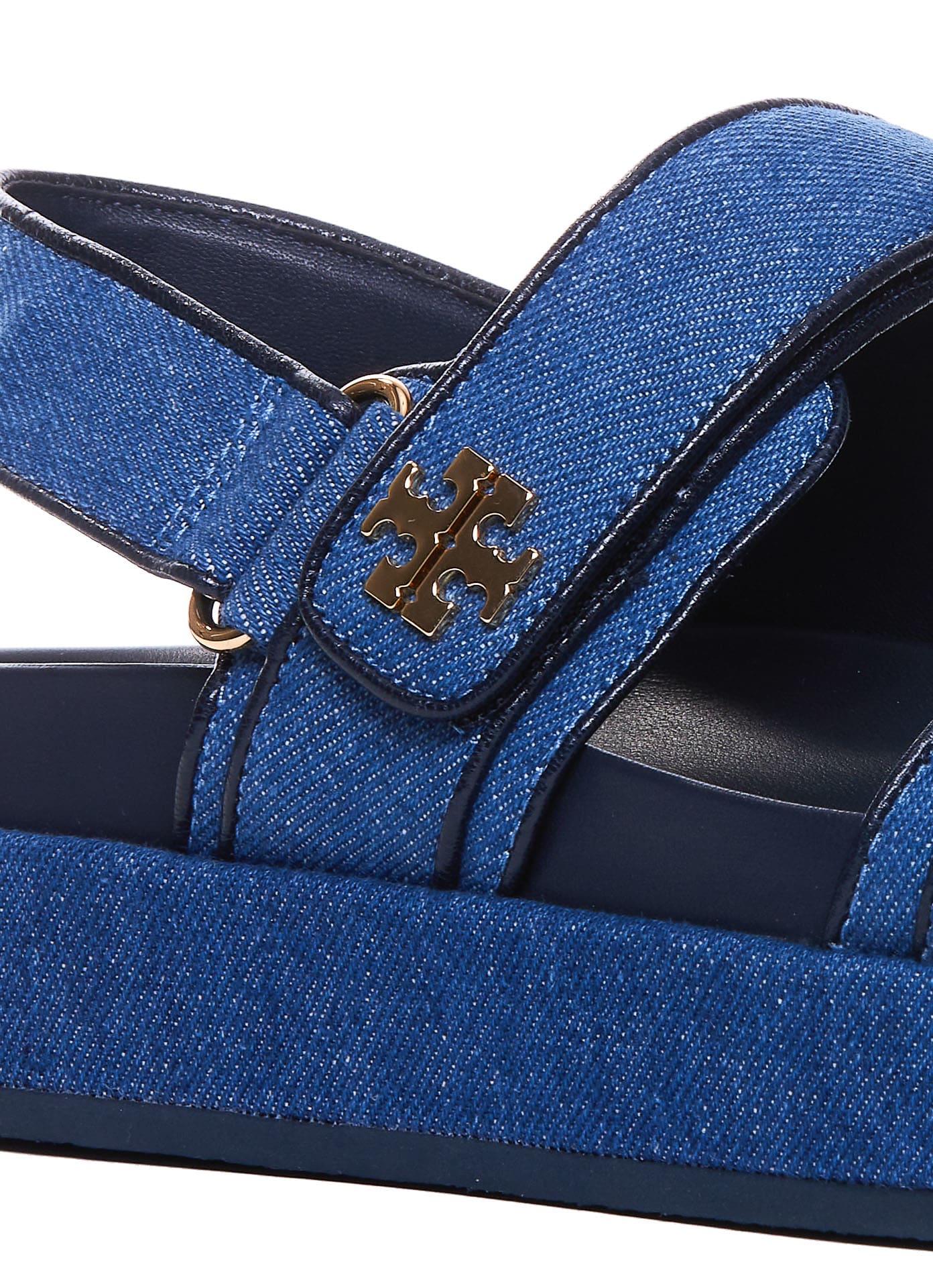 Shop Tory Burch Kira Sandals In Blue