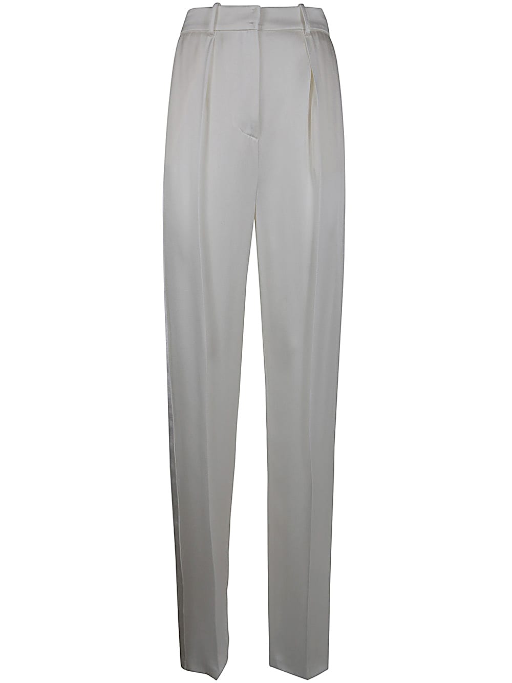 Shop Elisabetta Franchi Pants In Ivory