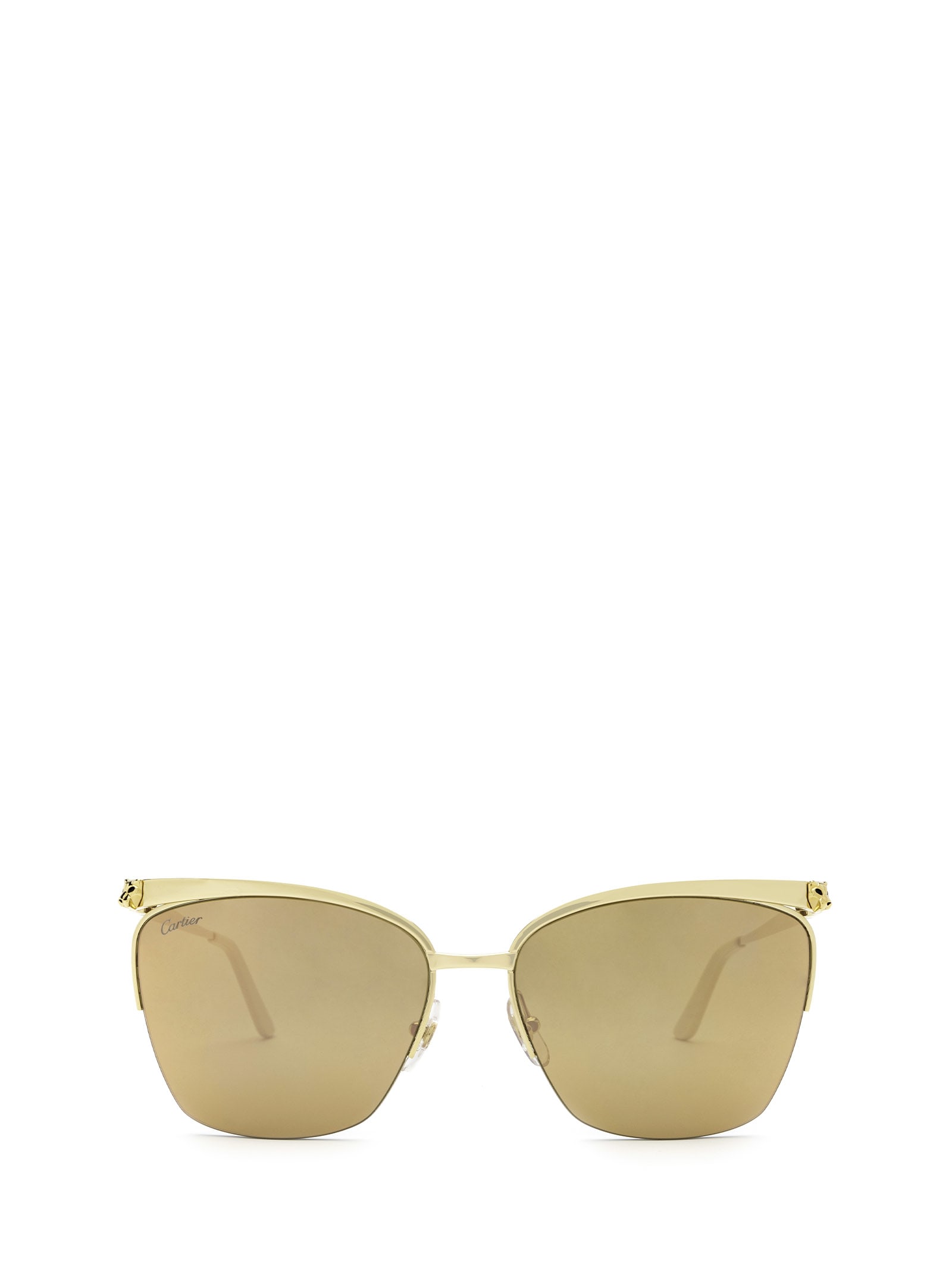 Cartier Eyewear Cartier Ct0124s Gold Sunglasses