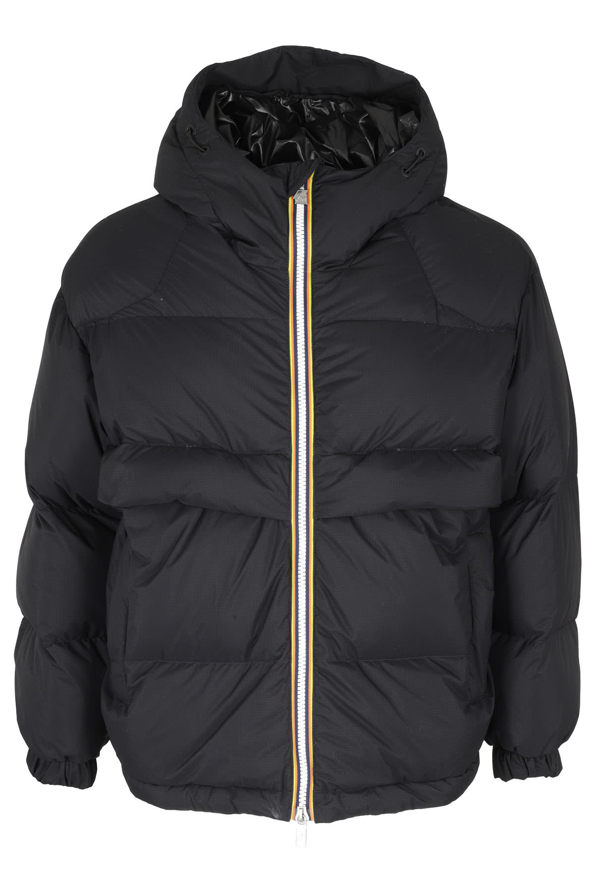 K-way Black Down Jacket In Black