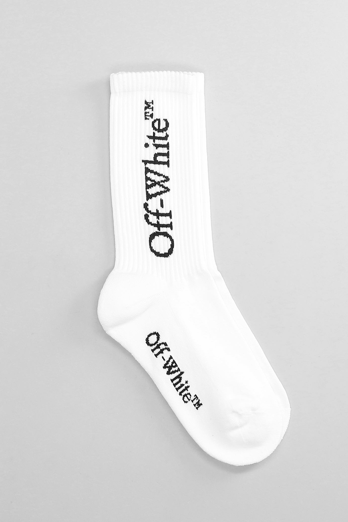 Socks In White Cotton