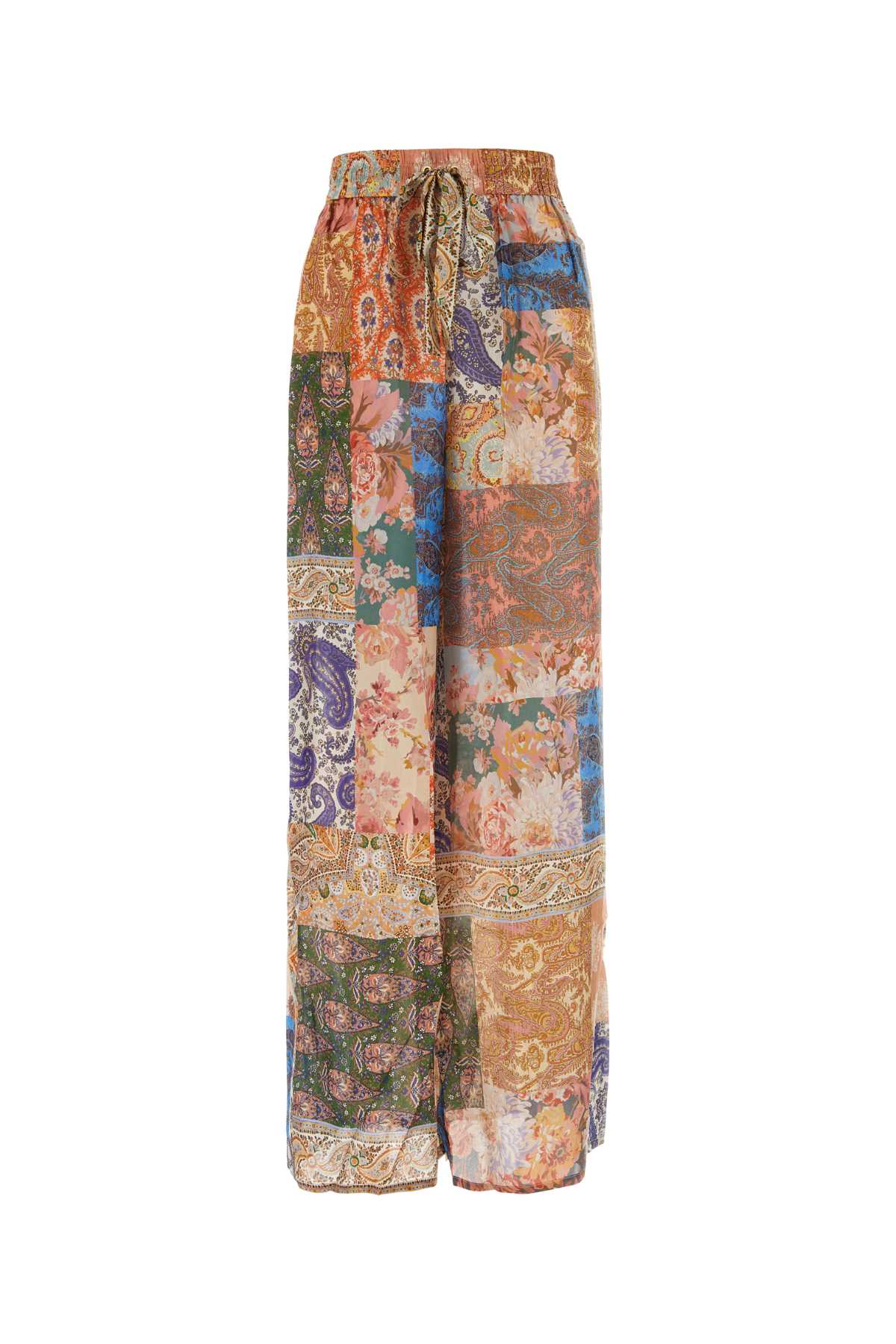 Zimmermann Printed Silk Devi Pant