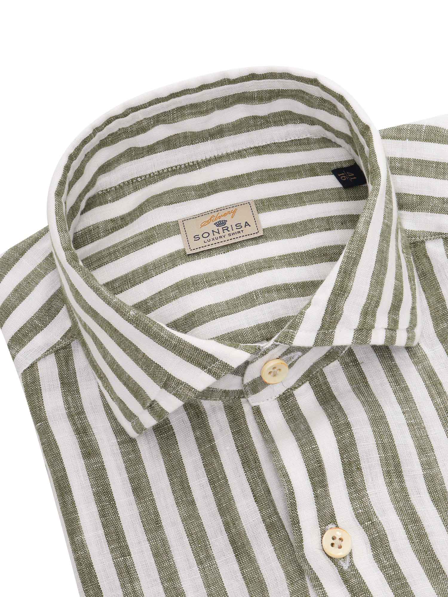 Shop Sonrisa Brown Striped Shirt In Multicolor