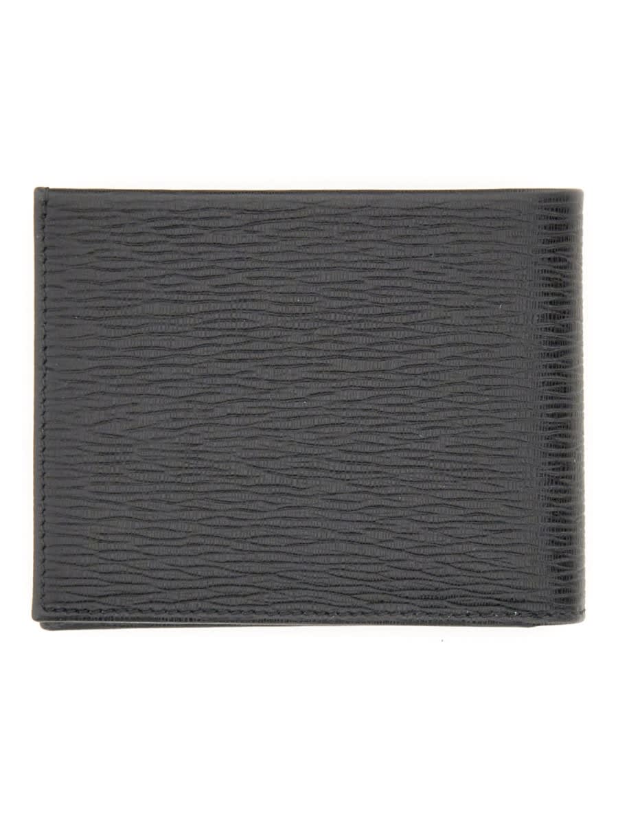 Shop Ferragamo Hooks Wallet In Black