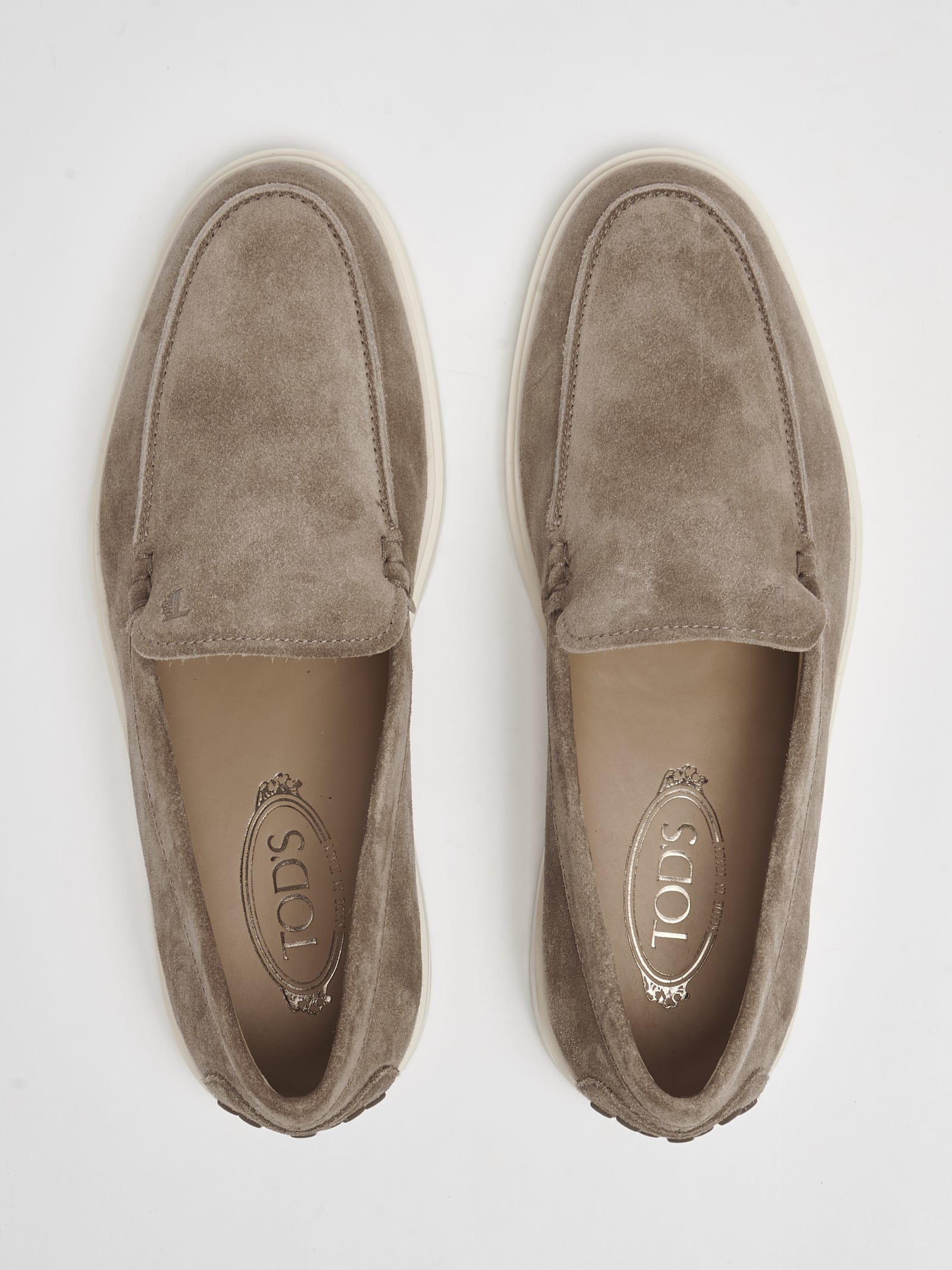 Tod's Pantofola Ibrido 59k Loafers In Nocciola