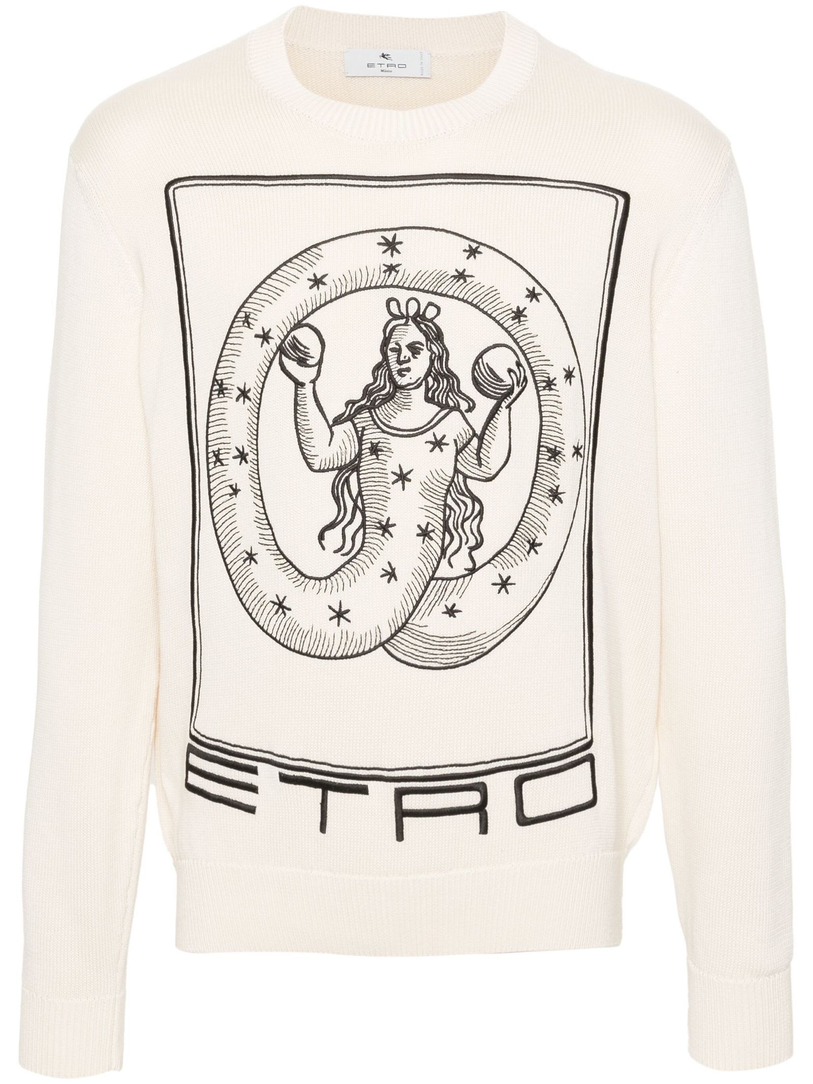 Shop Etro Sweaters White