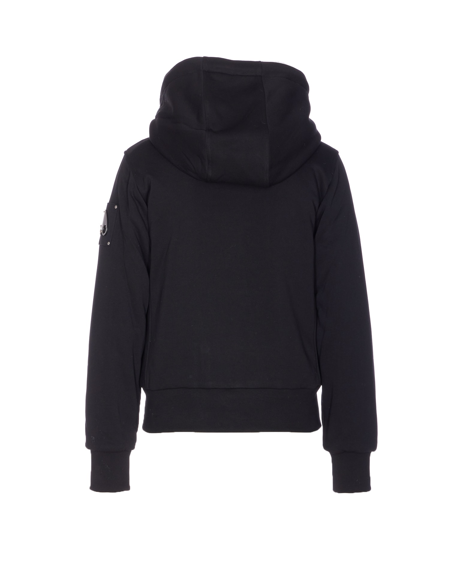 Moose Knuckles Classic Bunny Zip Sweatshirt In Black