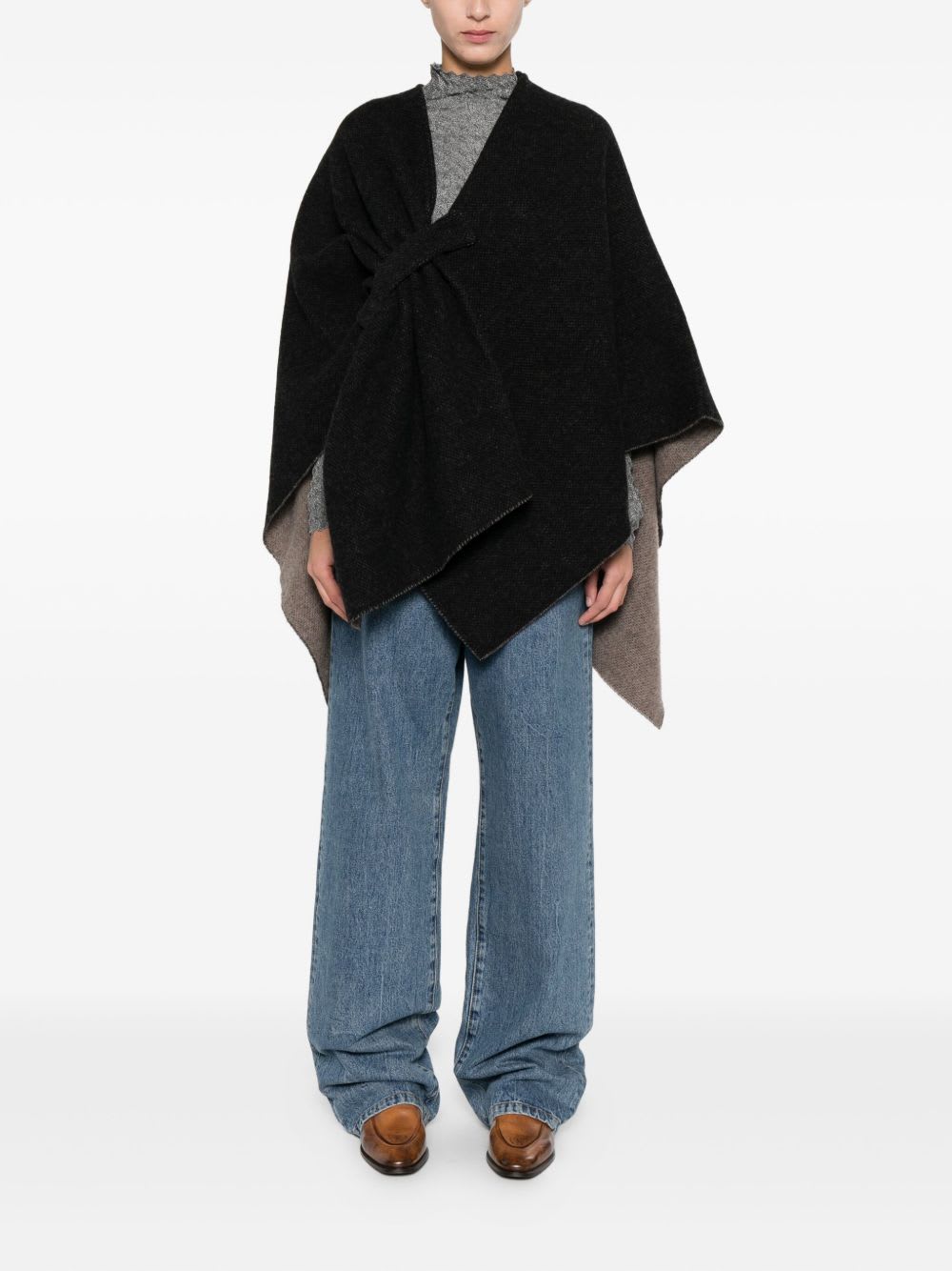 Emporio Armani Wool Jacket In Black