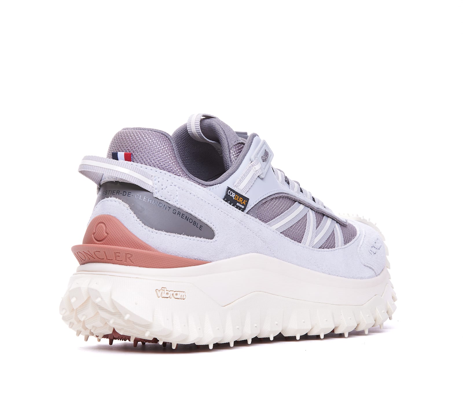 Shop Moncler Trailgrip Sneakers In Grey