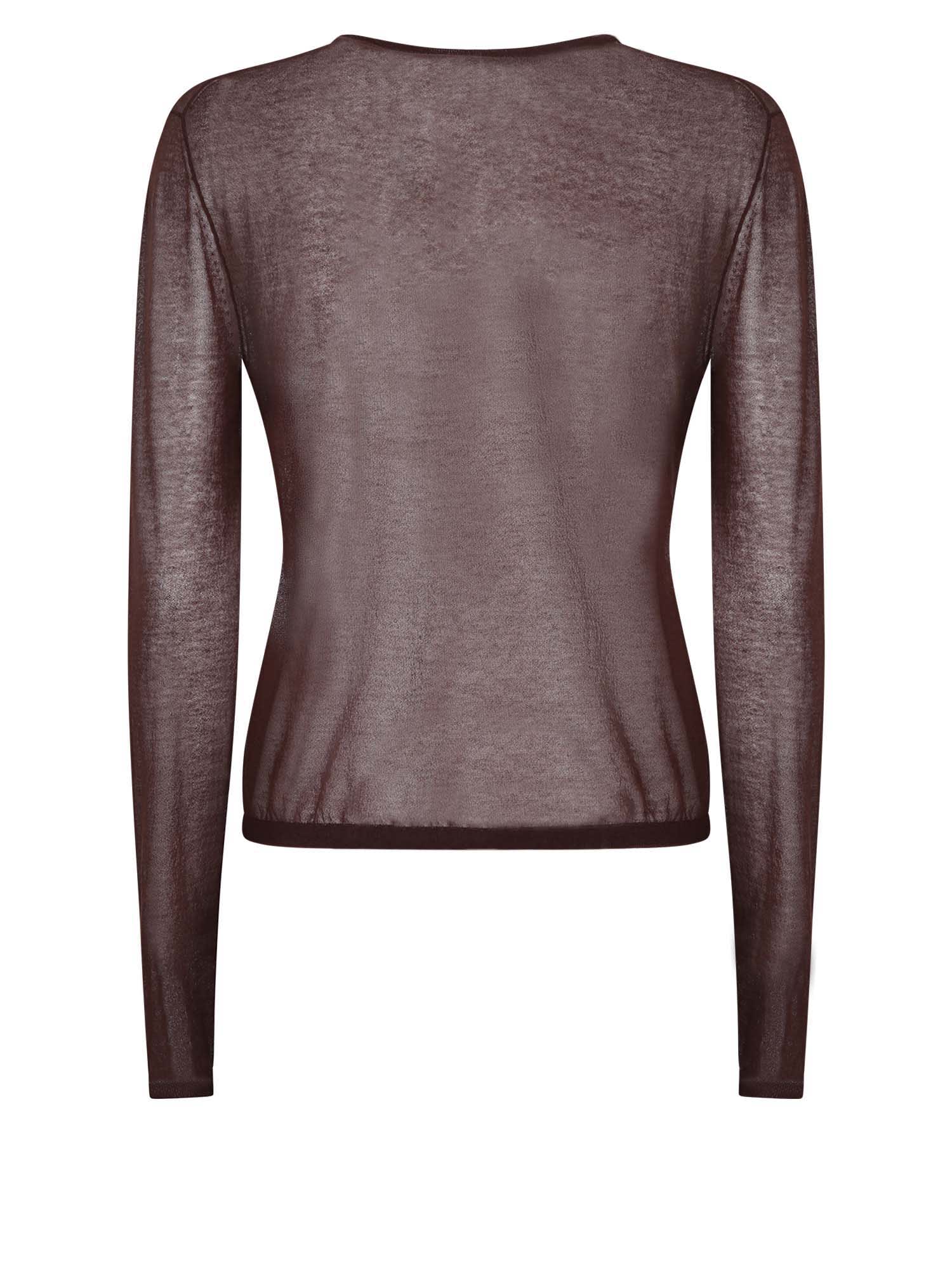 Shop Tory Burch Embellished Sweater In Brown