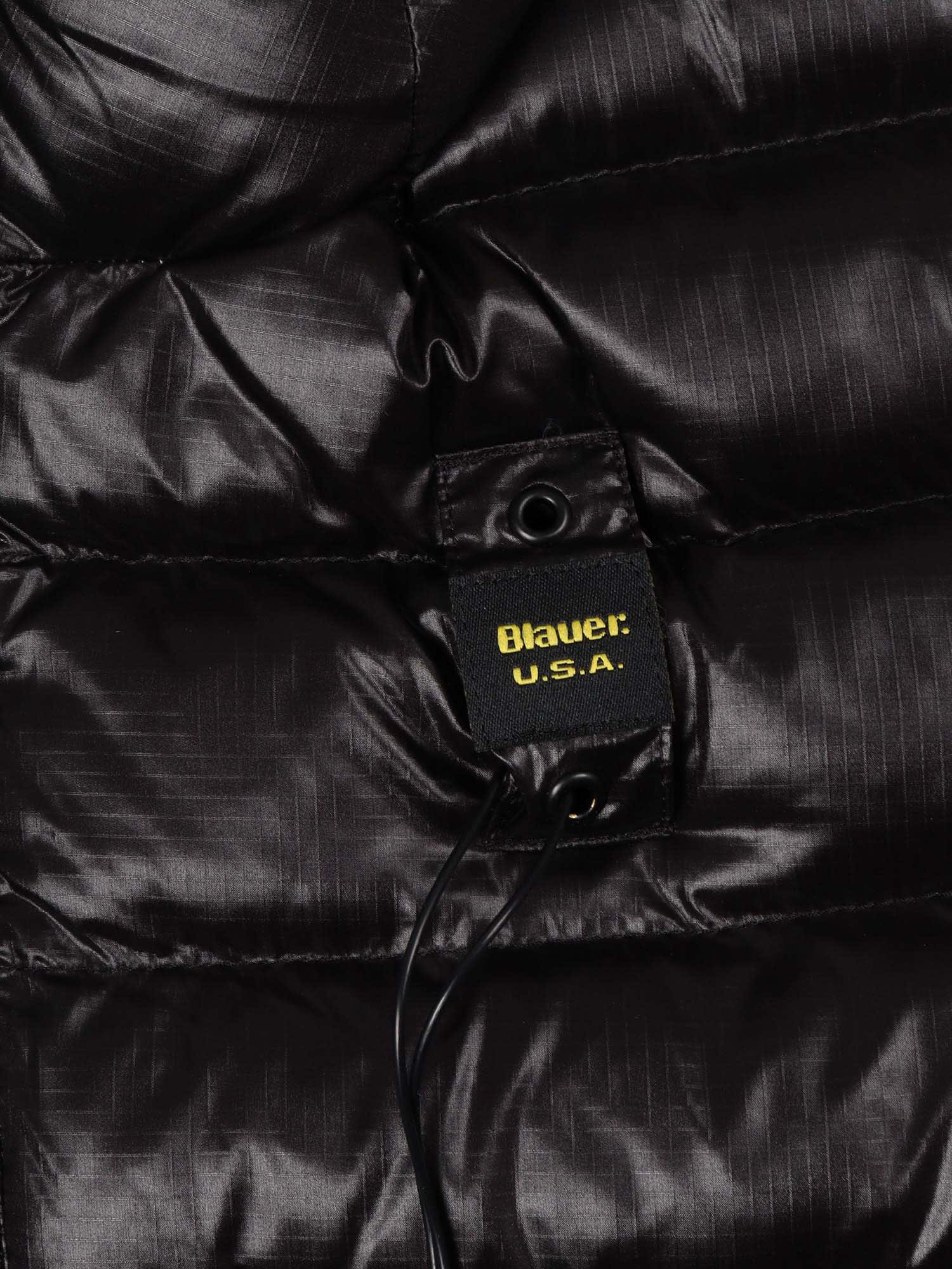 Blauer Adams Junior Down Jacket In Black