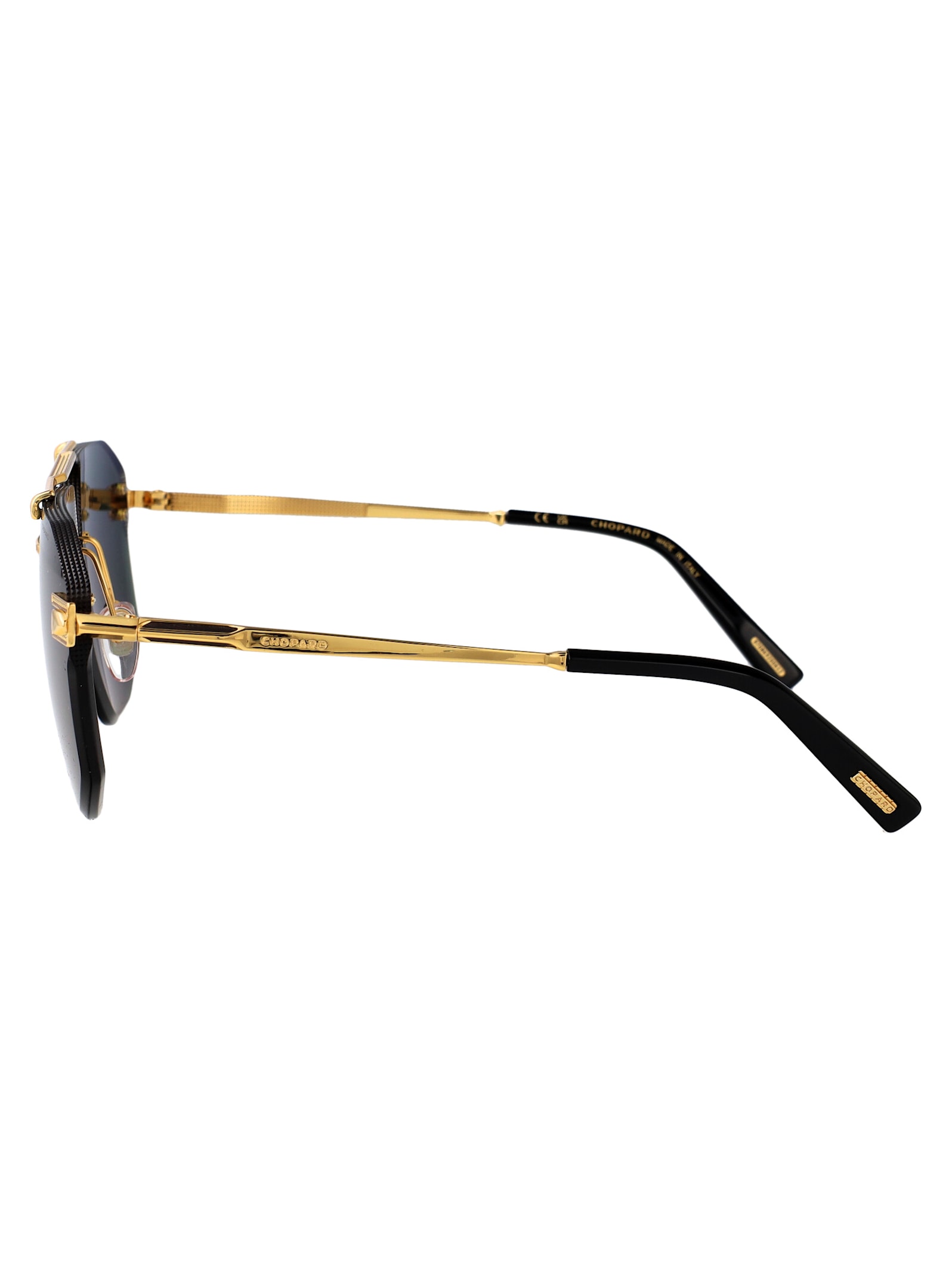 Chopard Schl23 Sunglasses In Gold