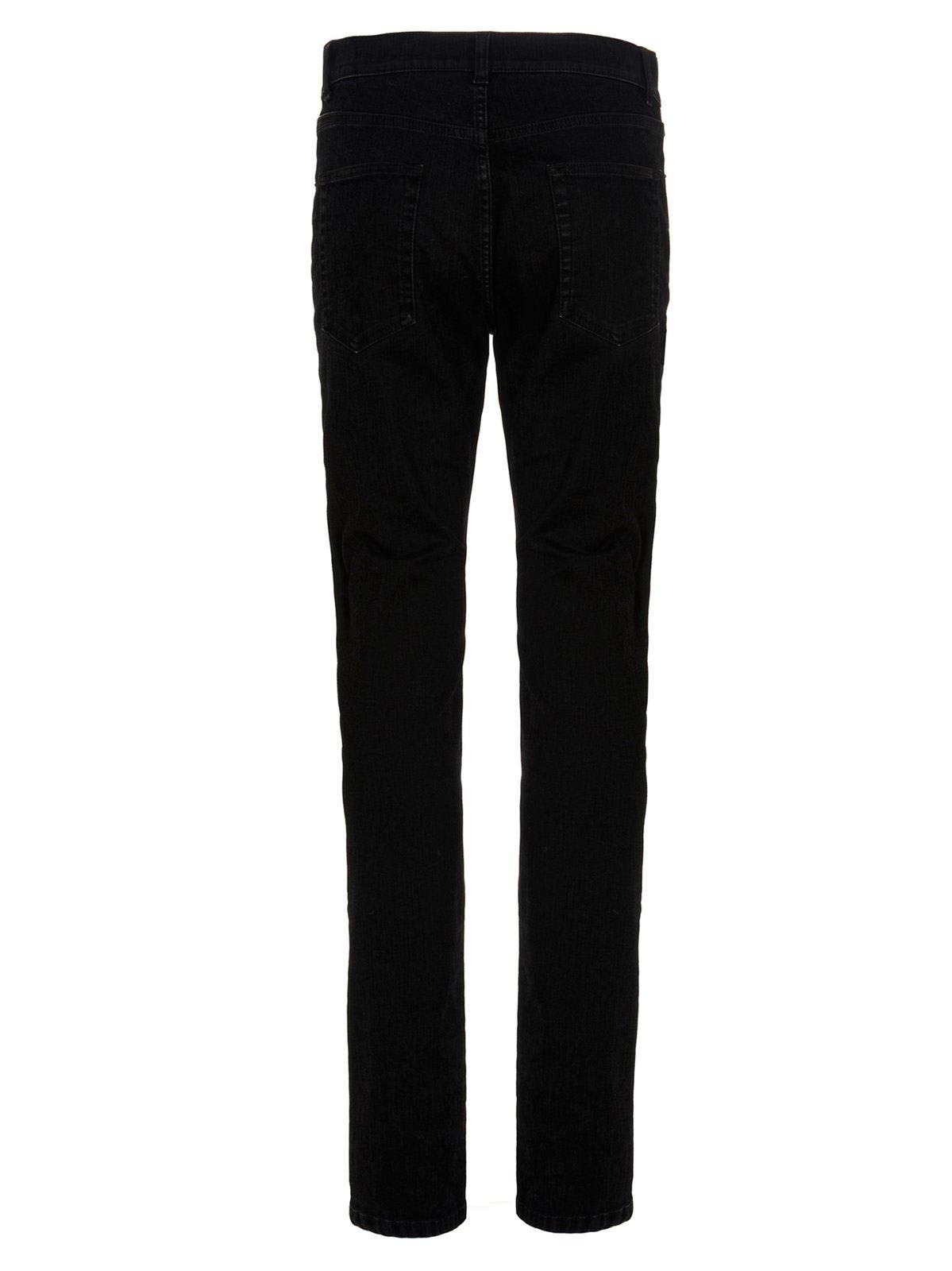 Shop Saint Laurent Valdmir Skinny Jeans In Black