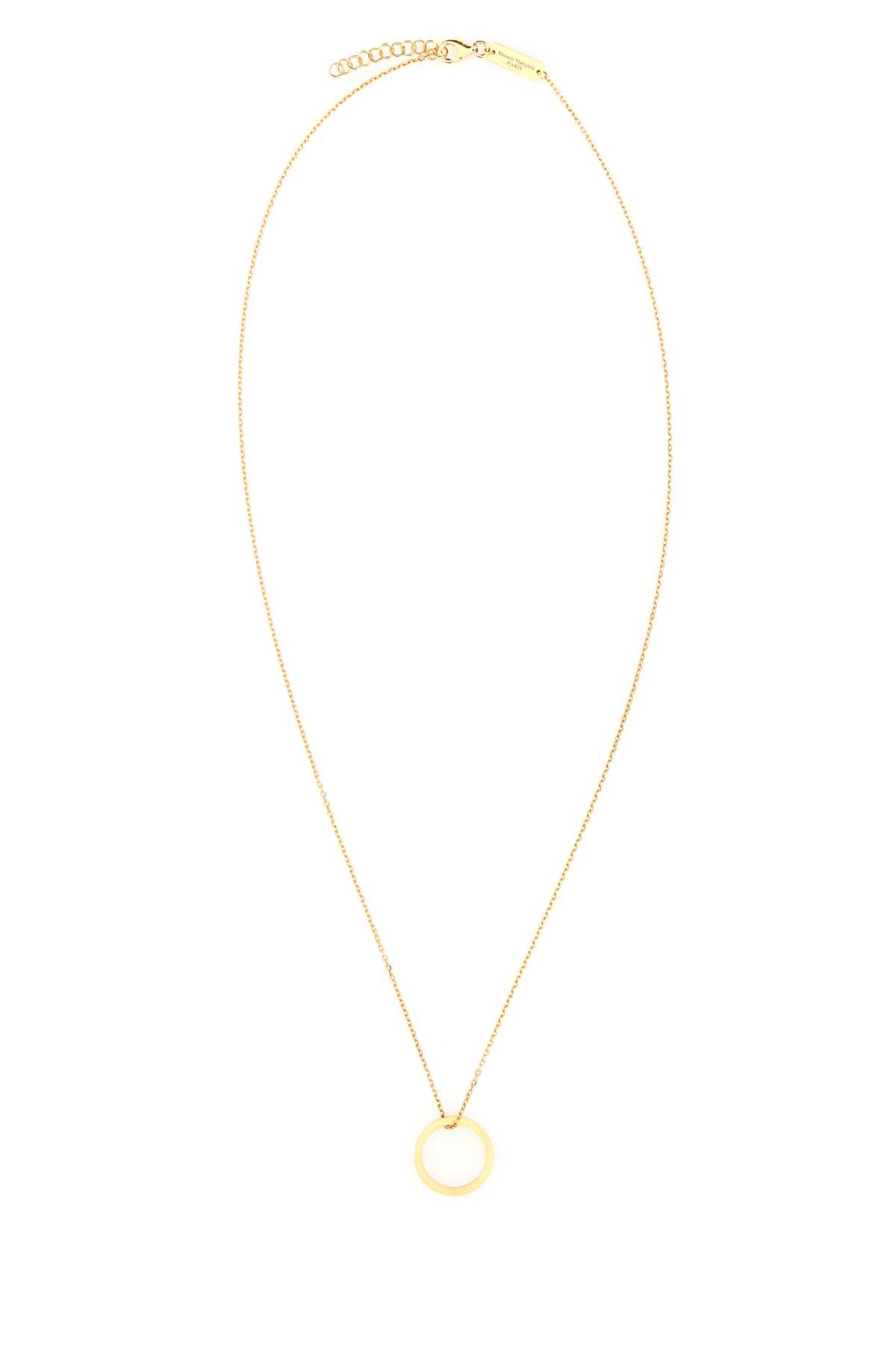 Shop Maison Margiela Gold 925 Silver Necklace In 950