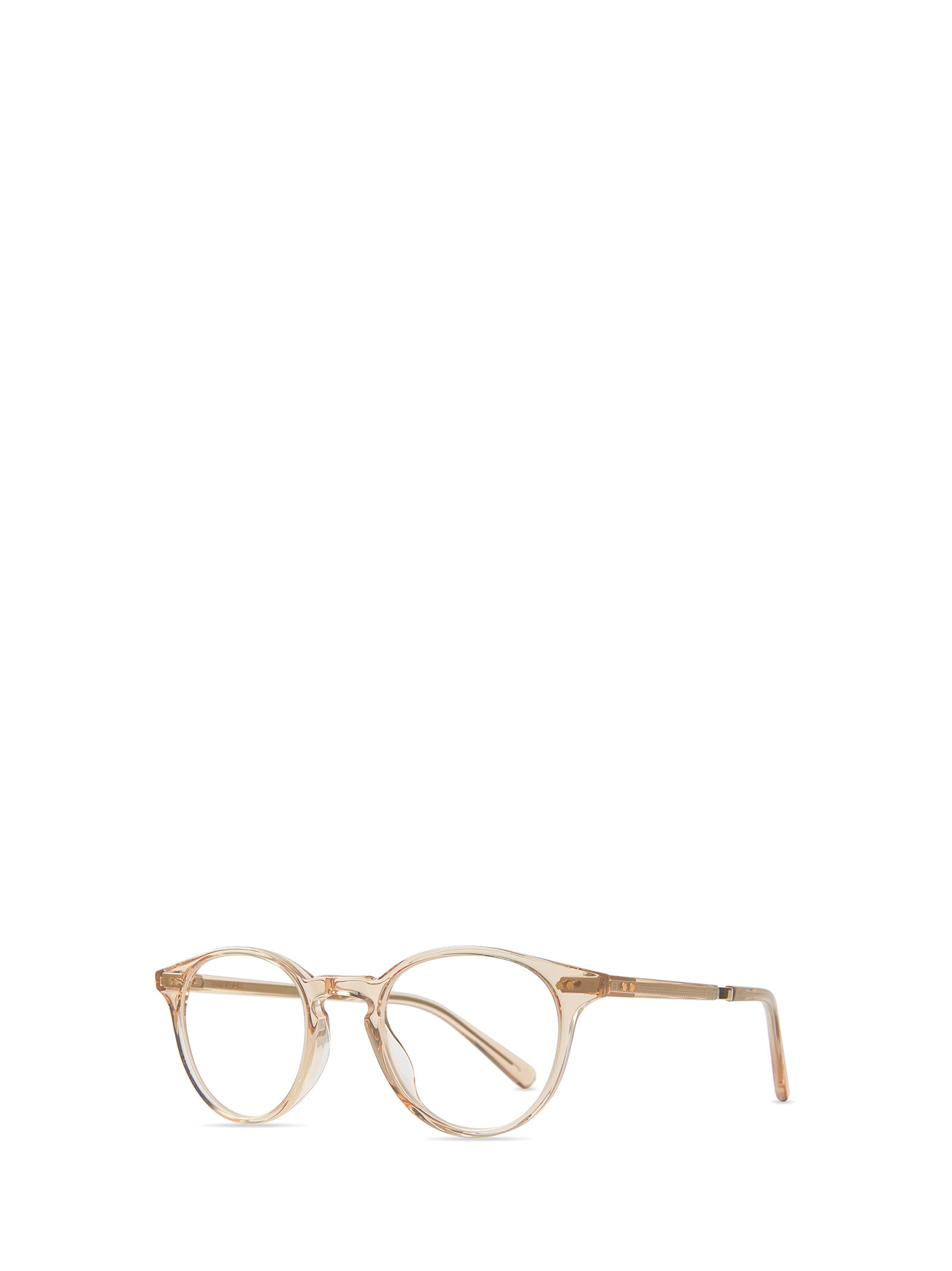 Shop Mr Leight Marmont C Dune-white Gold Glasses