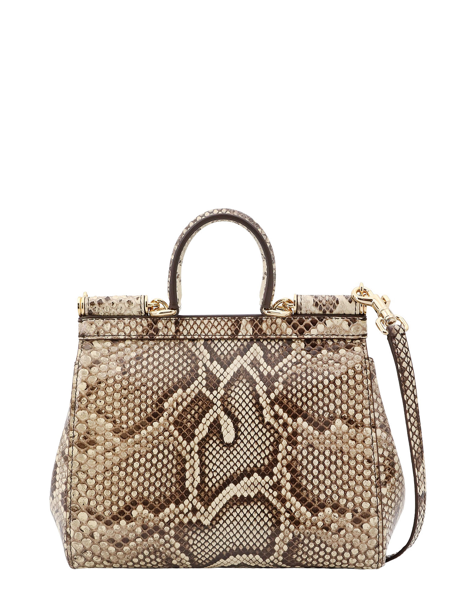 Shop Dolce & Gabbana Sicily Handbag In White