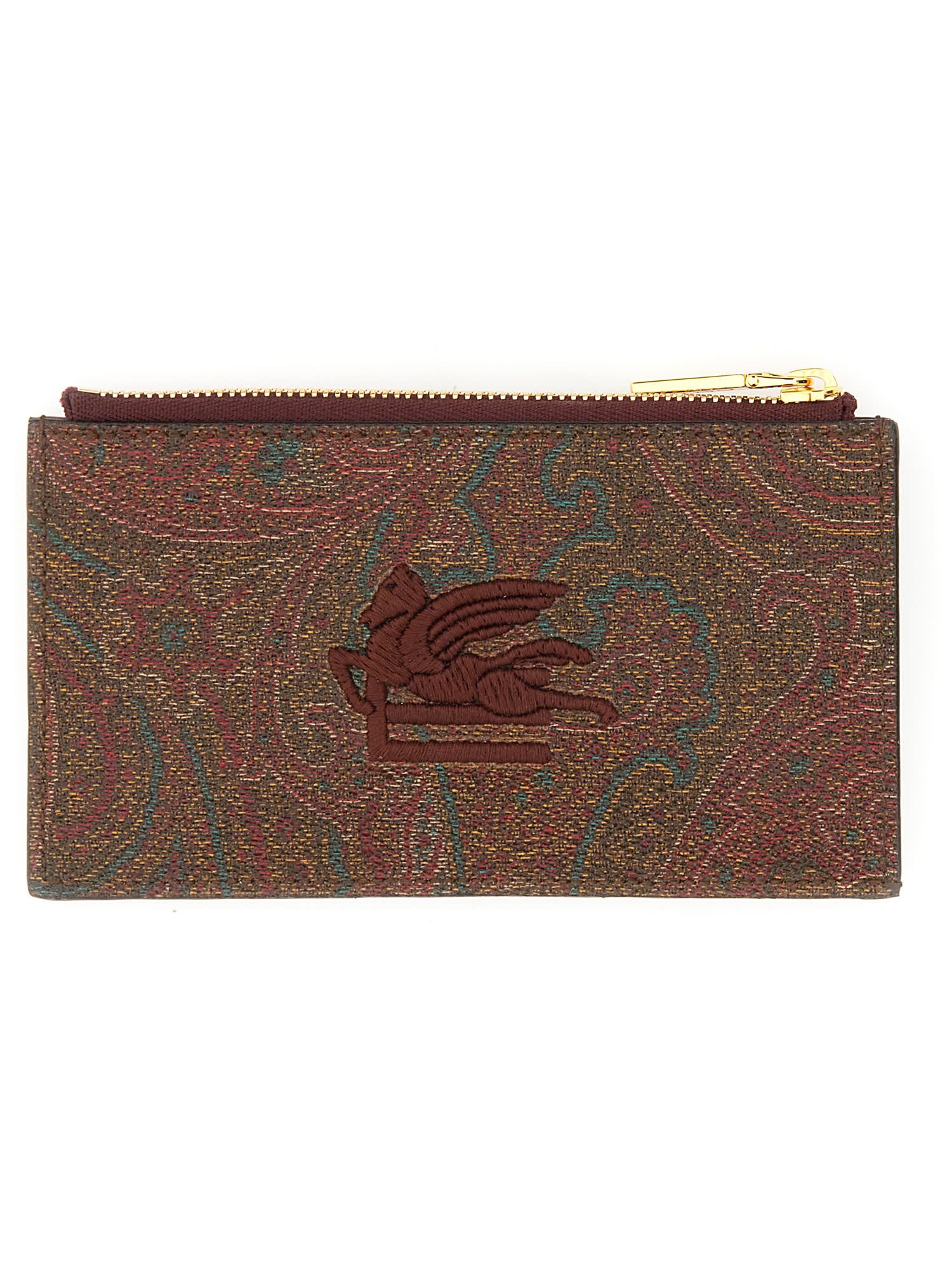 Etro Paisley Pouch With Logo
