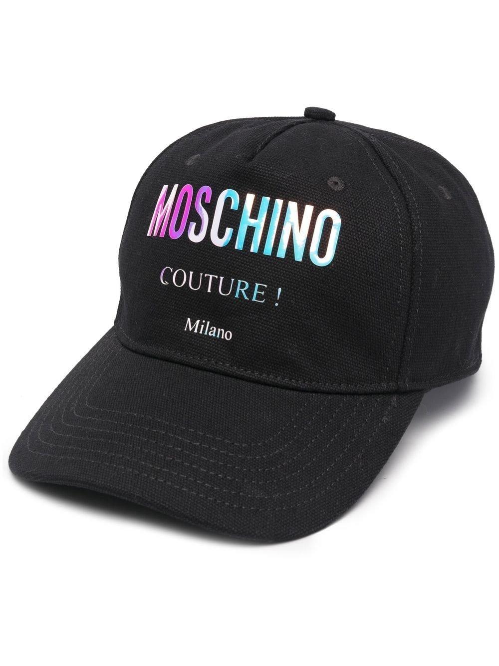 MOSCHINO LOGO-EMBROIDERED BASEBALL CAP