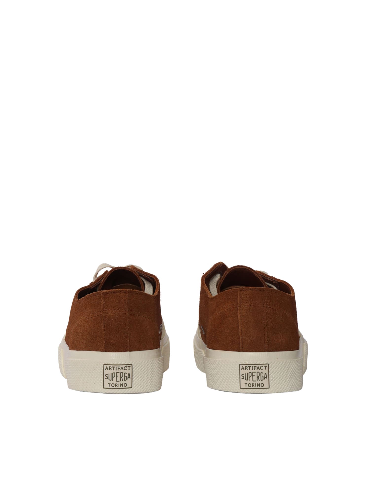 Superga 2432 Works Suede Flesh Out Sneakers In Brown