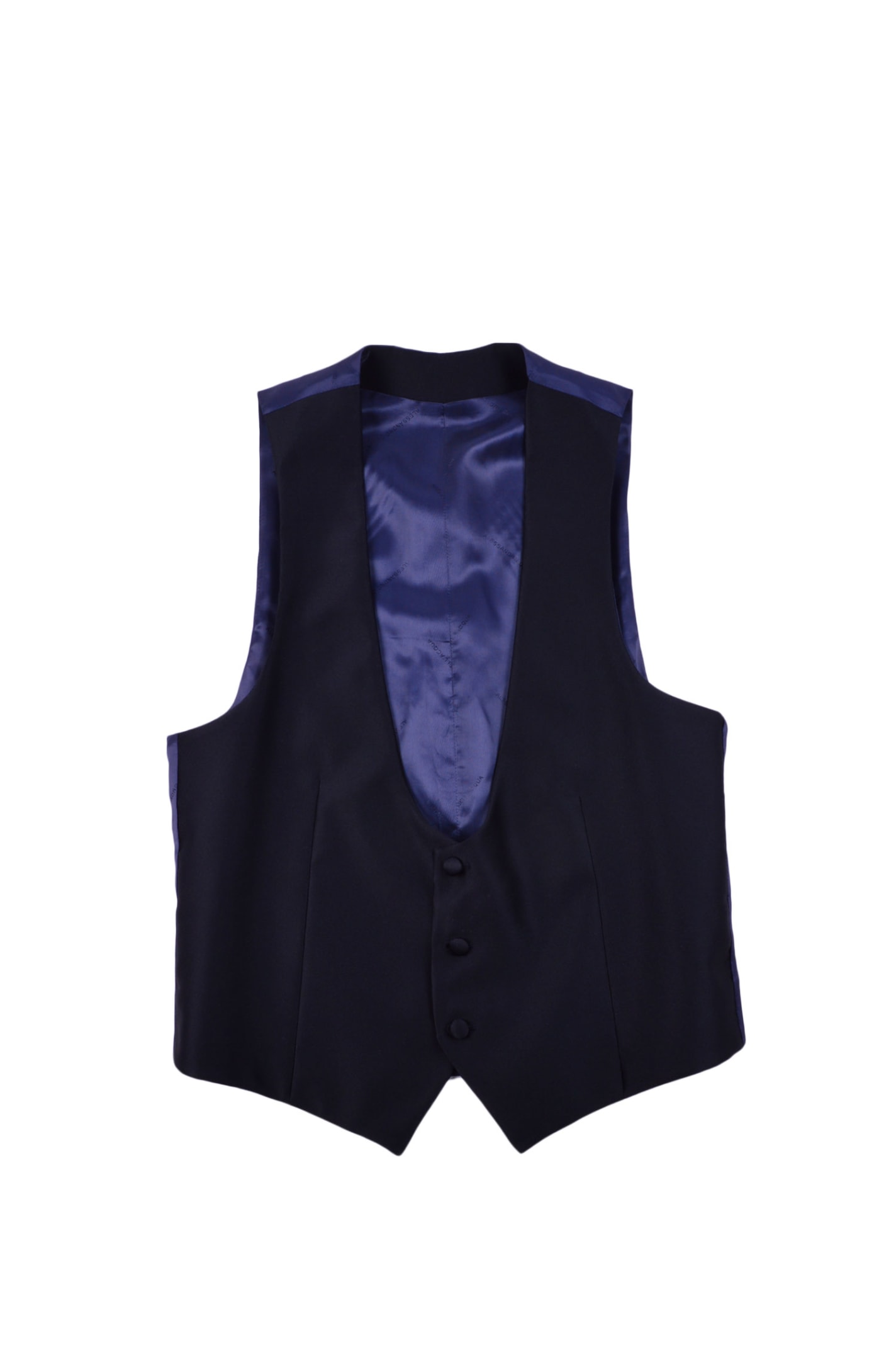 Alessandro Dell'acqua Single-breasted Vest In Blue