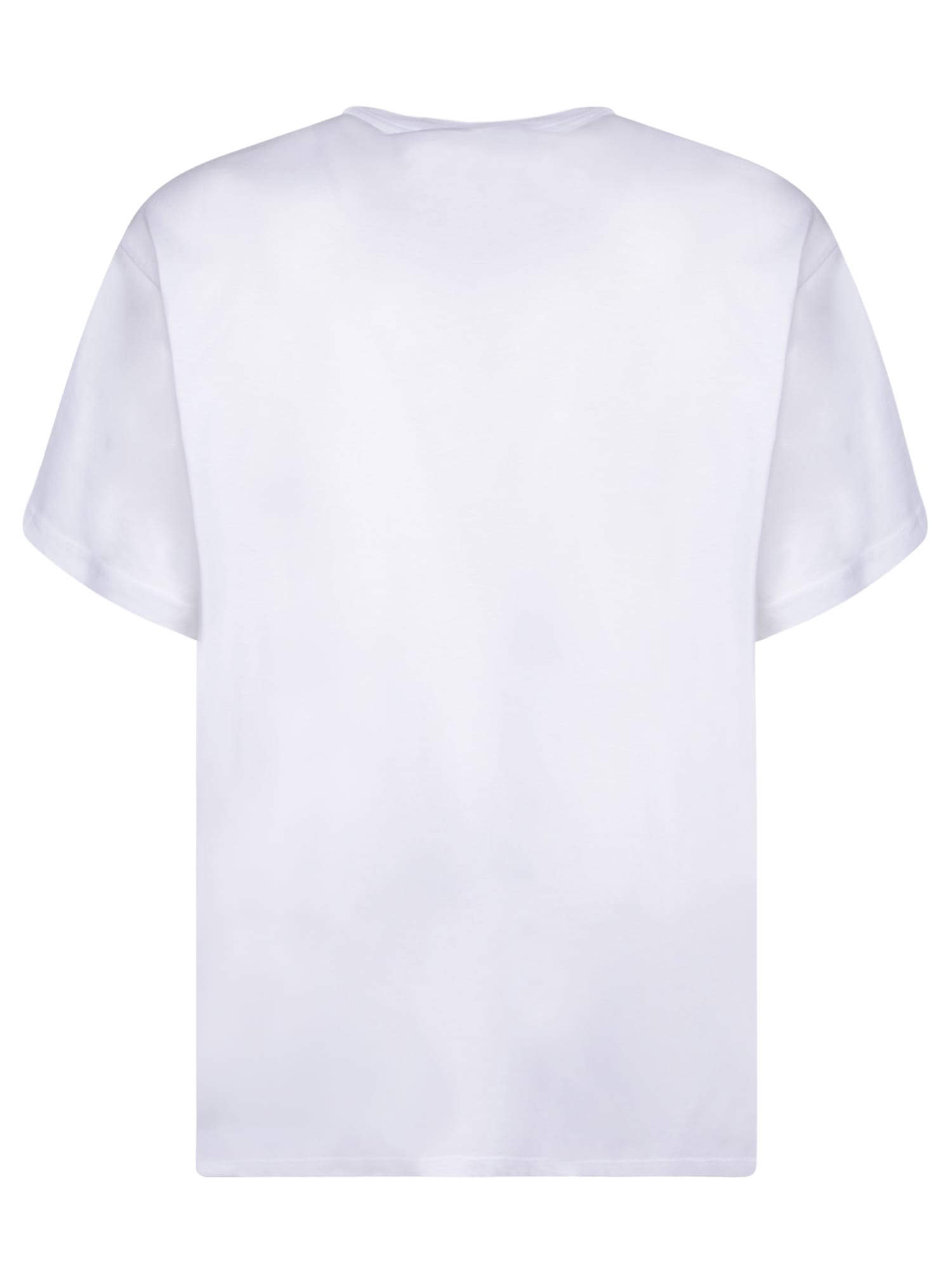 Shop Versace Jeans Couture Front Logo White T-shirt By