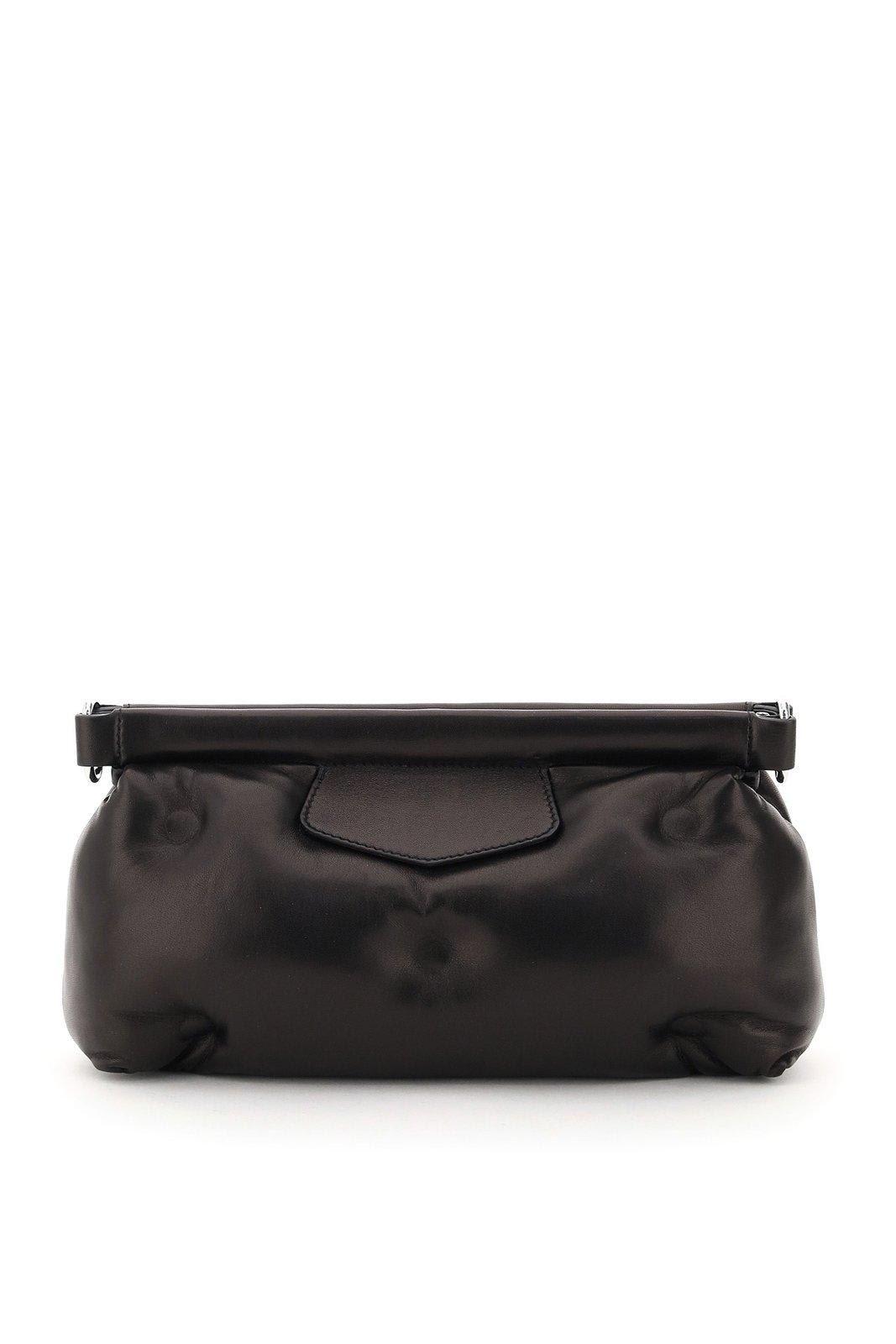 Shop Maison Margiela Glam Slam Clutch Bag In Black