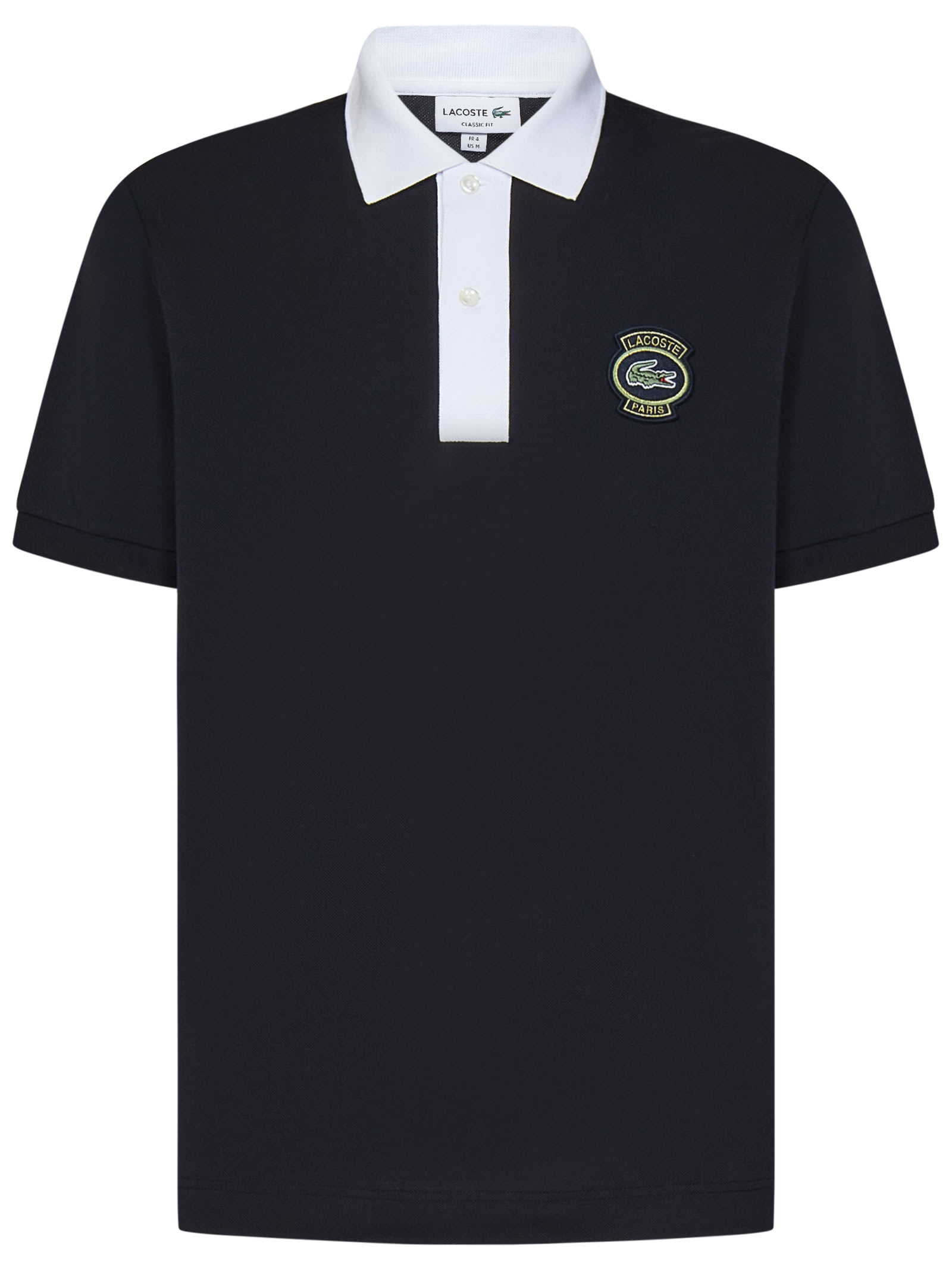 Shop Lacoste Mens Badge Original L.12.12 Polo Shirt In Blue