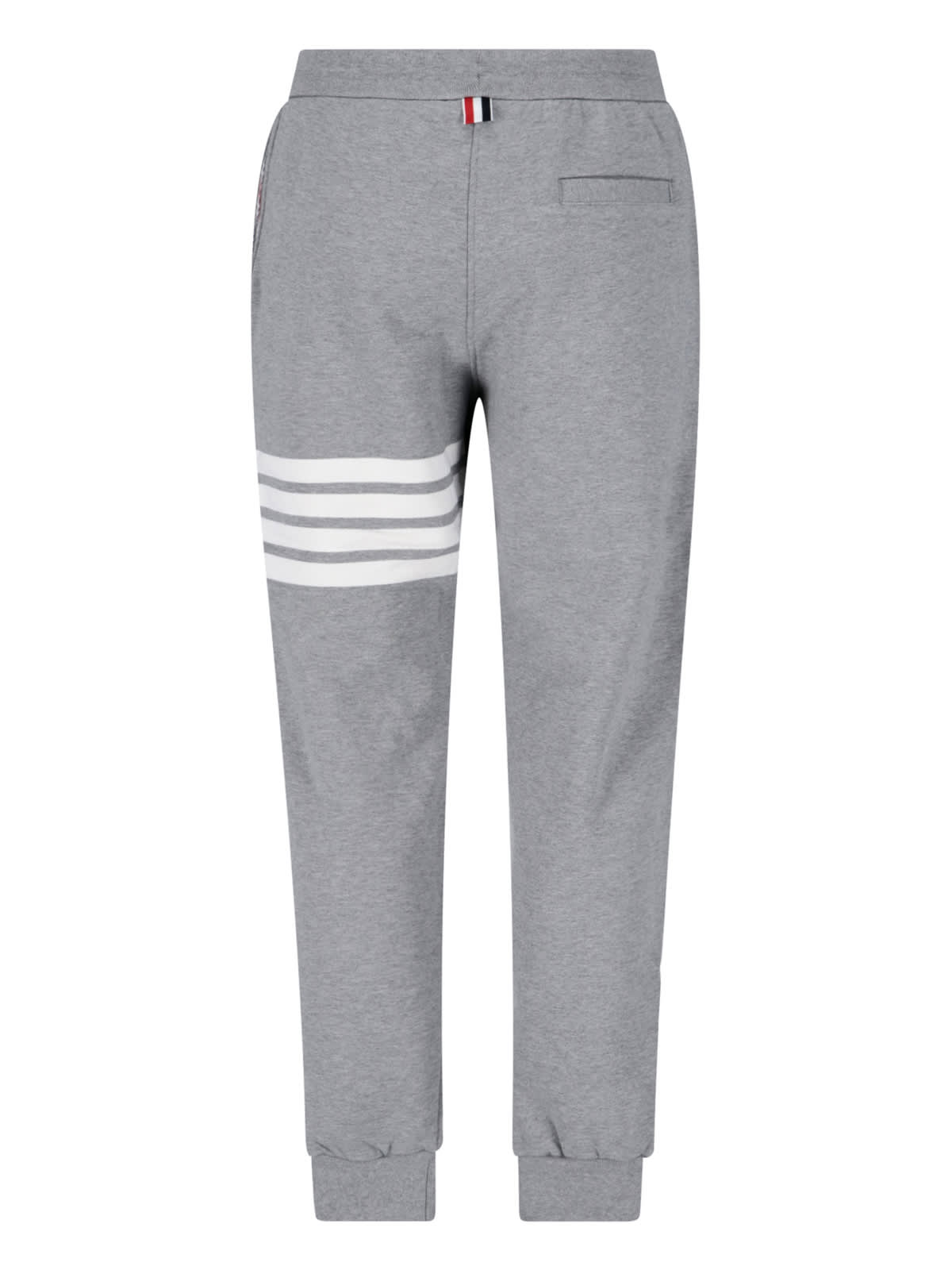 Shop Thom Browne 4-bar Sweat Pants In Grey