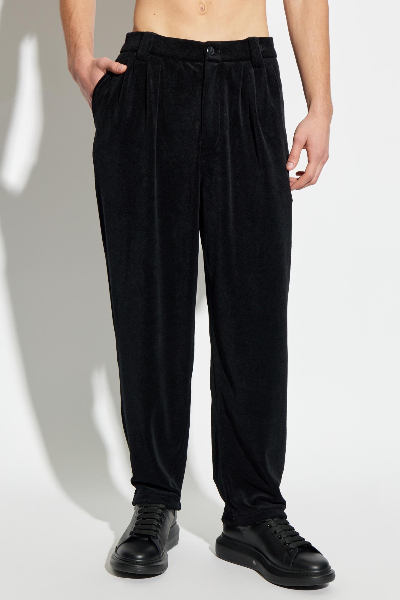 Giorgio Armani Tapered Trousers In Uc001
