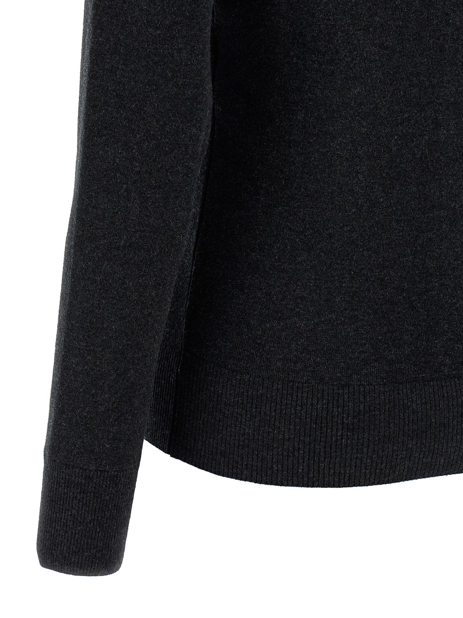 Lemaire Grey Buttoned Fitted Cardigan In Gray