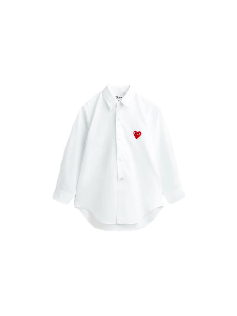 COMME DES GARÇONS PLAY WOVEN SHIRT