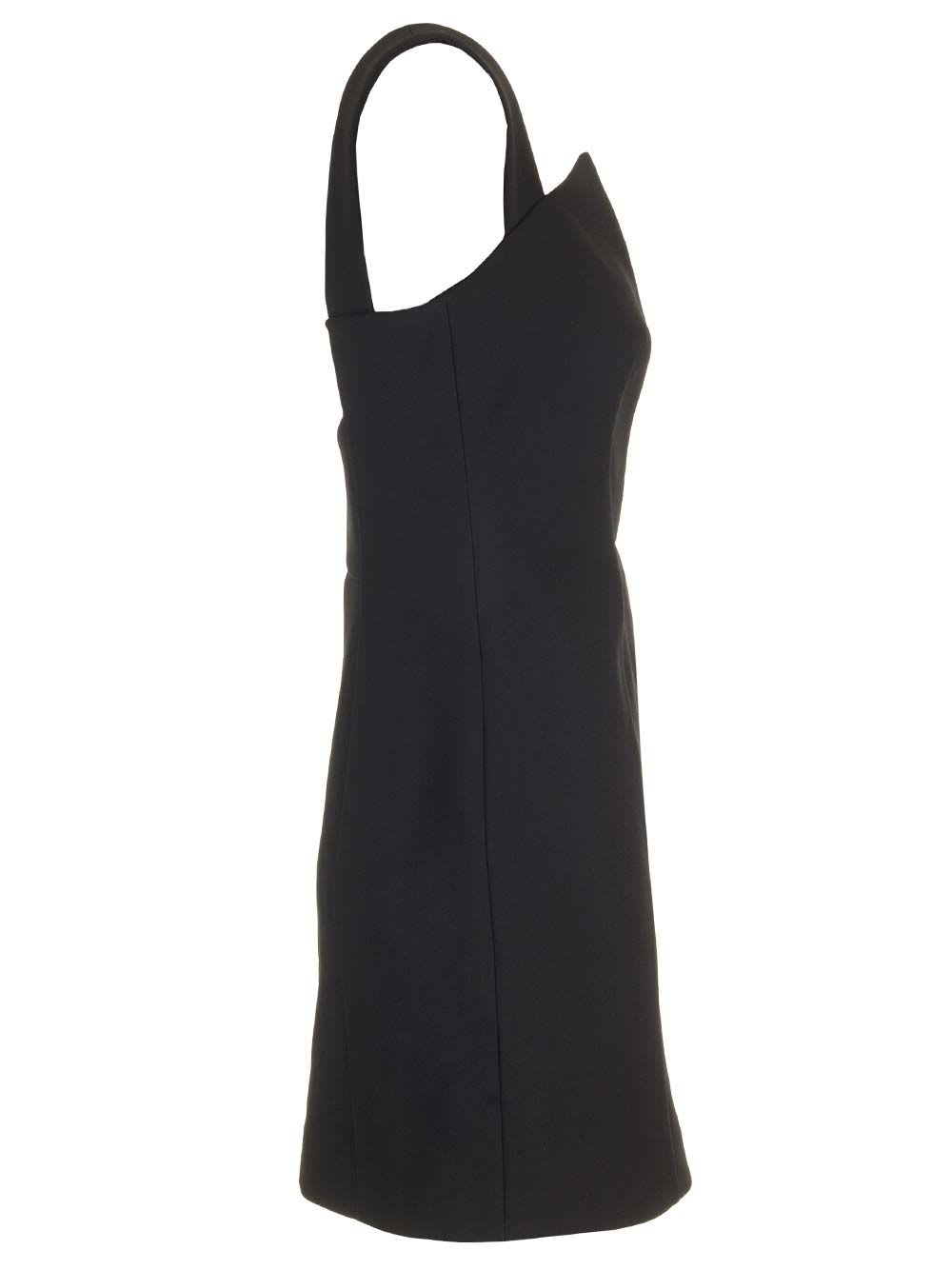 Shop Givenchy Black Crepe Mini Dress