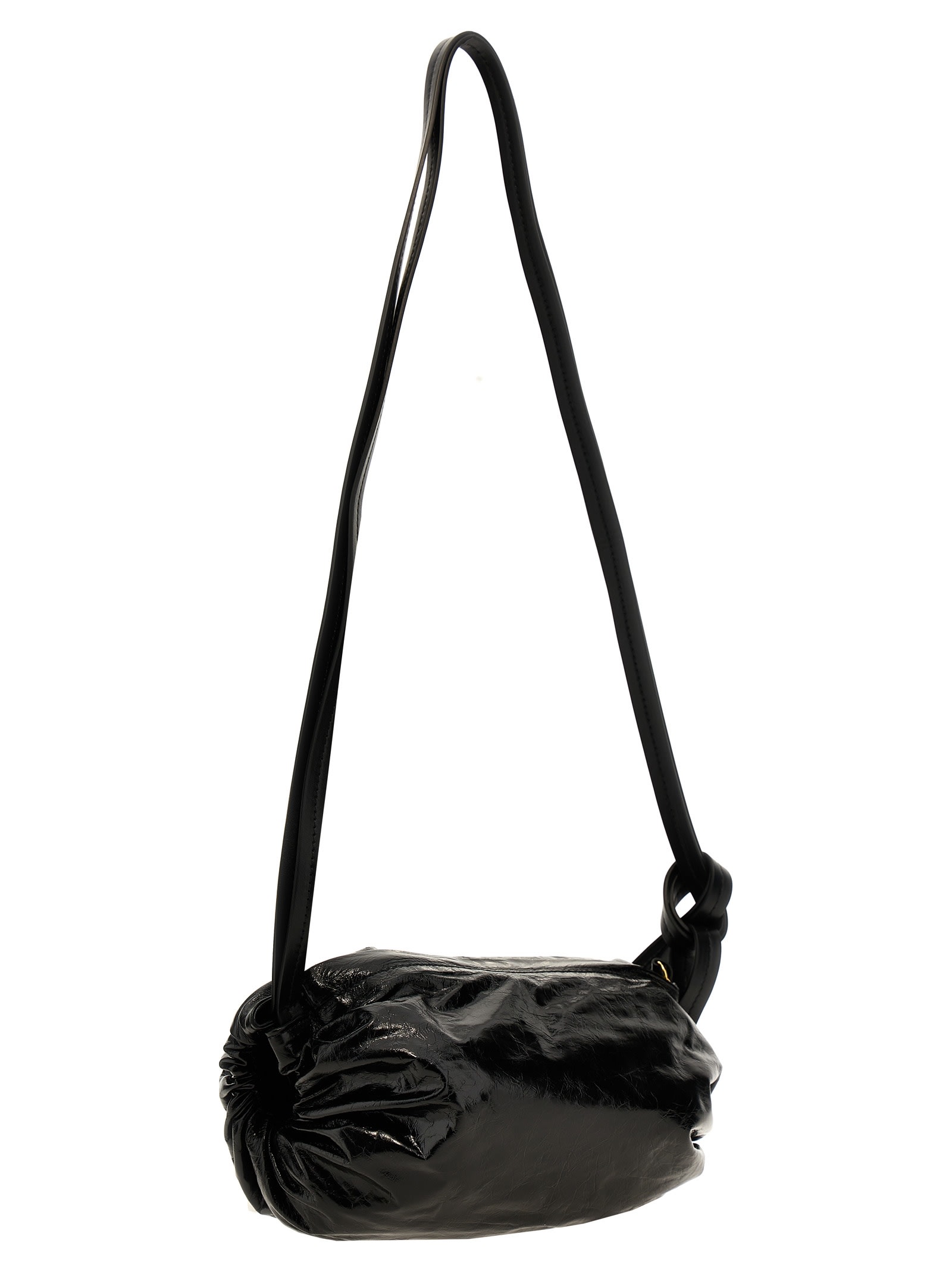 Shop Jil Sander Cushion Small Shoulder Bag In Black