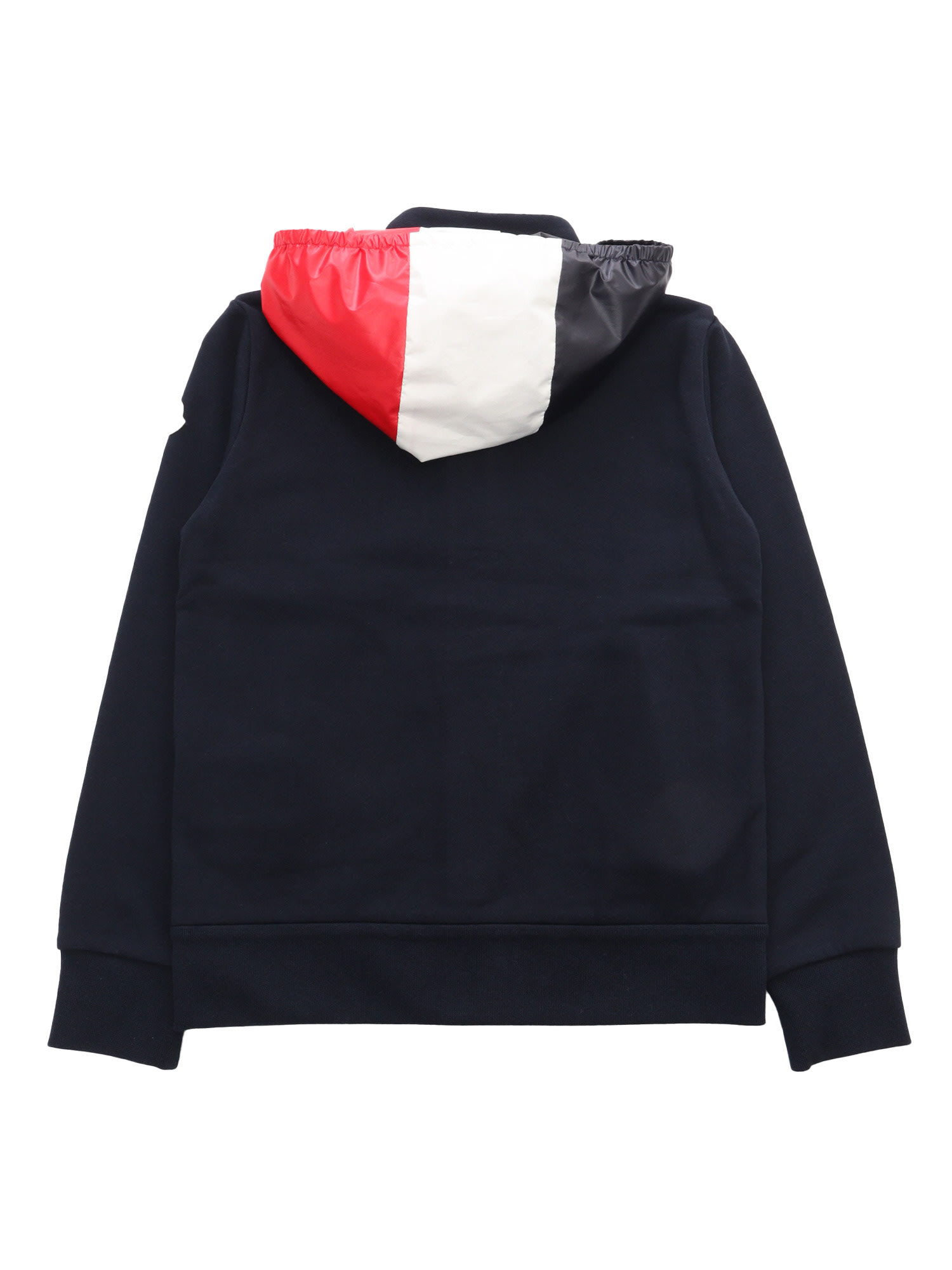 Shop Moncler Sweatshirt With Logo In Blue