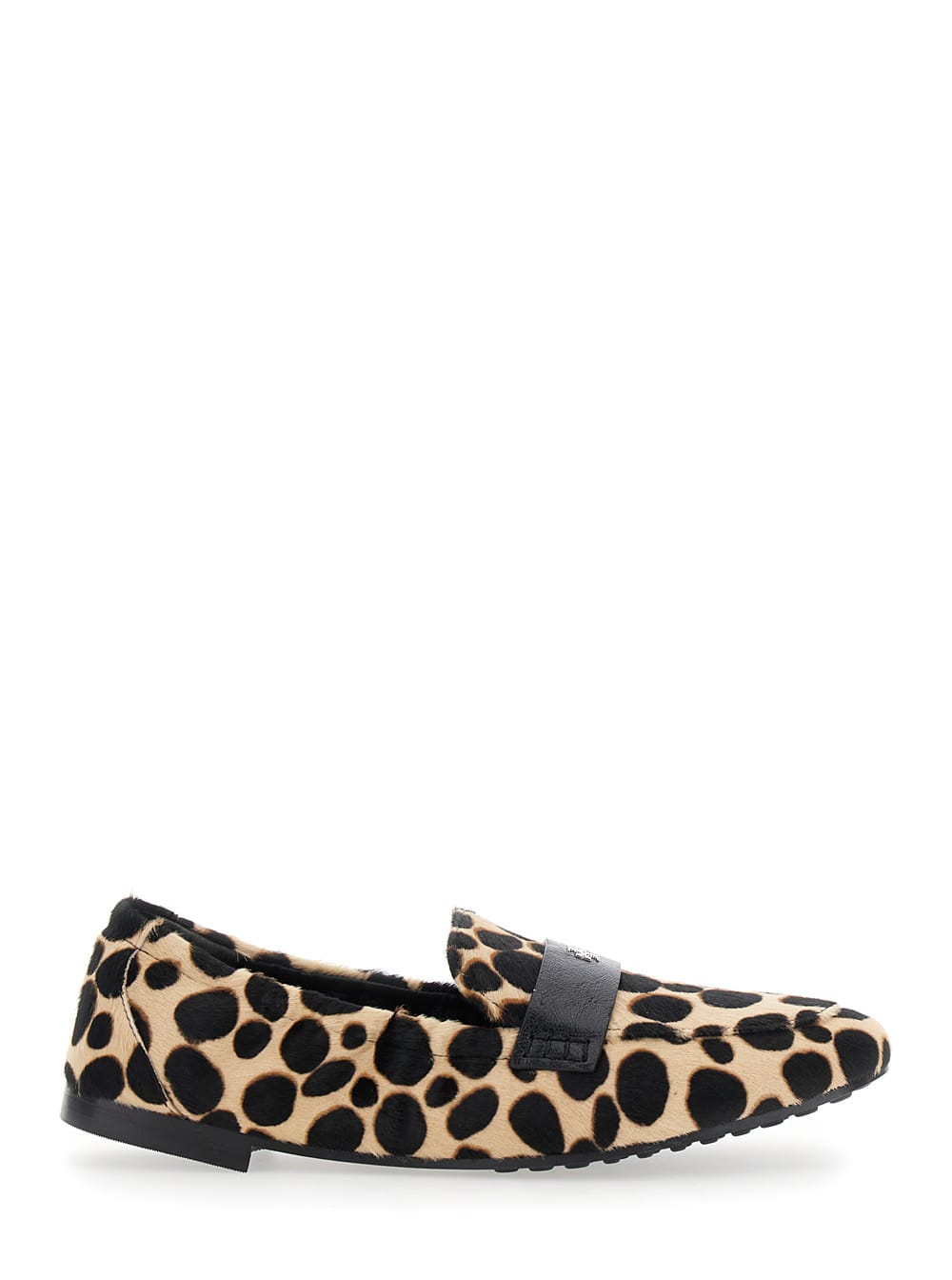 Tory Burch Animal Print Pony Skin Loafers In Animal Print