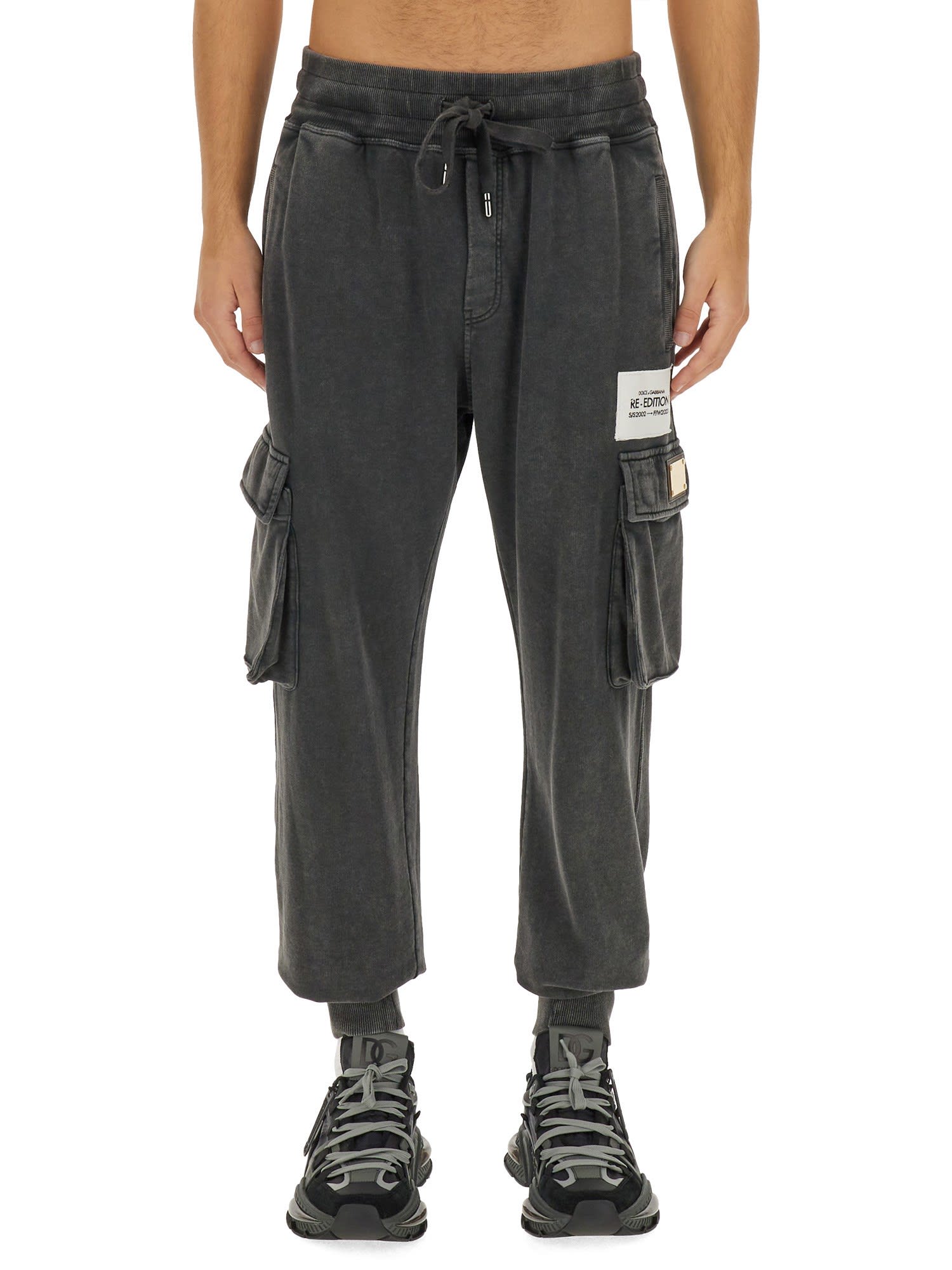 DOLCE & GABBANA JOGGING trousers WITH LOGO