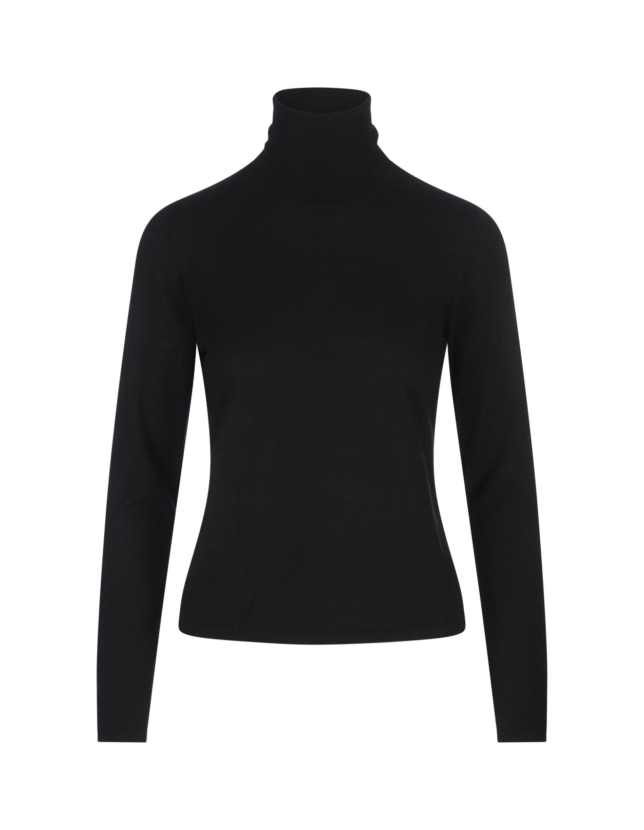 Max Mara Black Adda Turtleneck Sweater