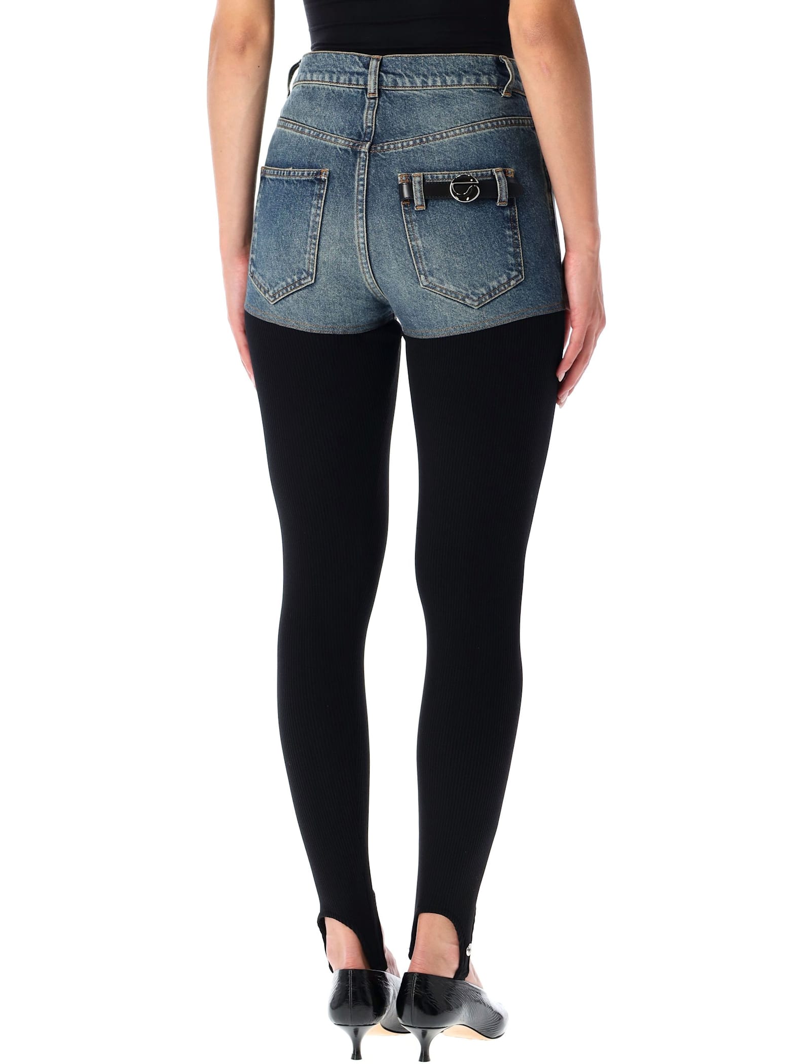 Coperni Dual-tone Organic Cotton Pants In Multi