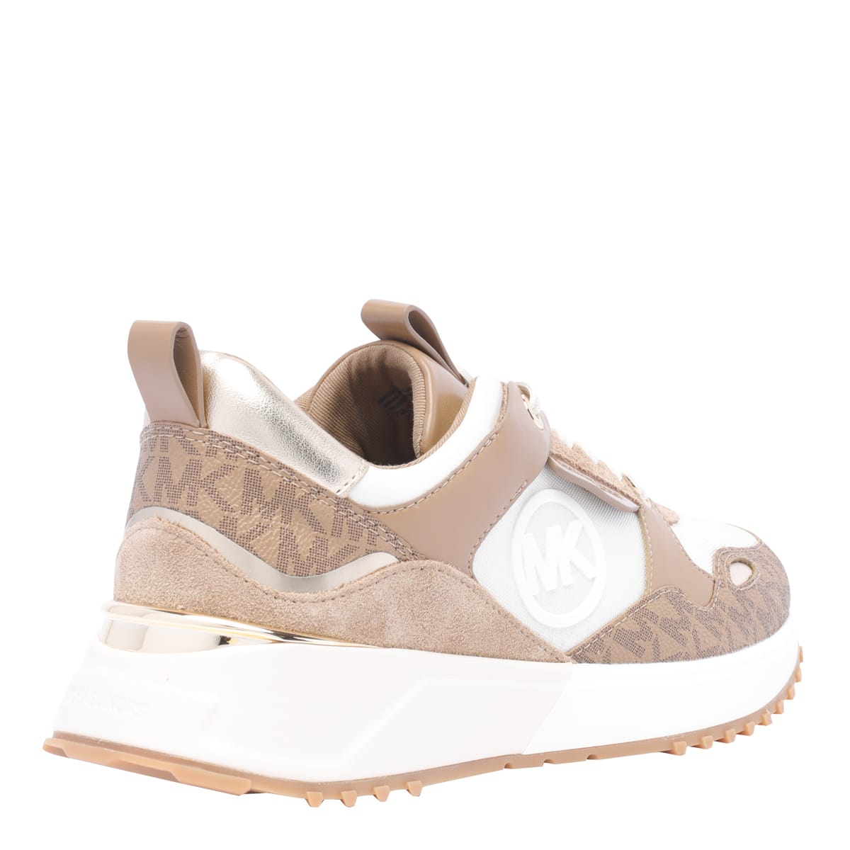 Michael Michael Kors Colourblock Sneakers In Beige