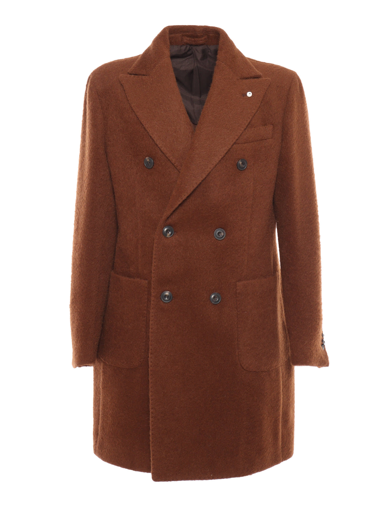 Shop L.b.m 1911 Coat In Brown