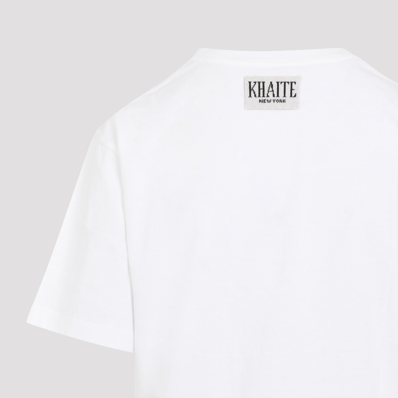 Khaite Mae Short-sleeved T-shirt In White