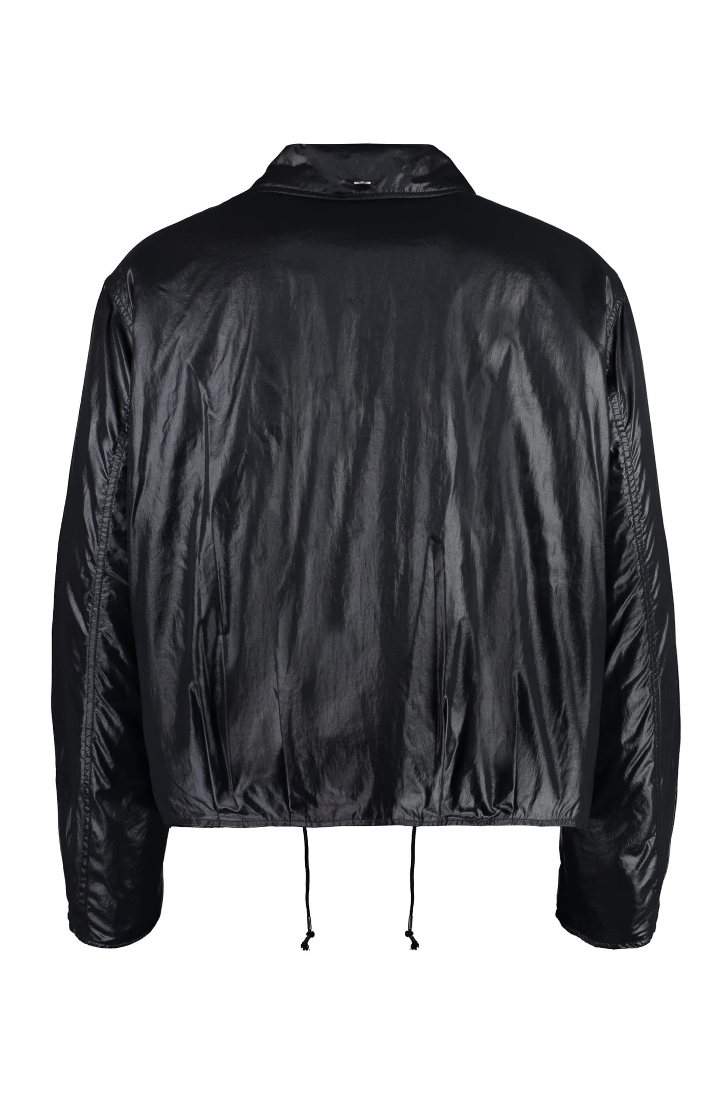Shop Our Legacy Club Techno Fabric Jacket In Black