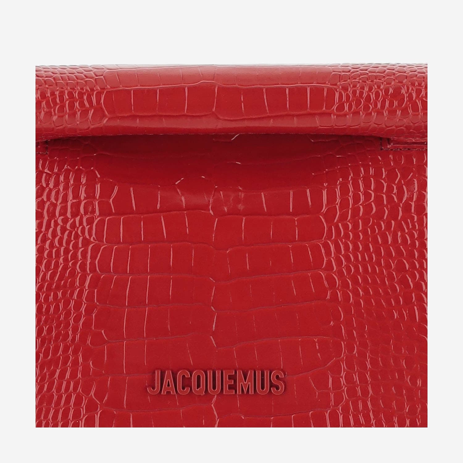Jacquemus La Petite Pochette Rond Carré In Red