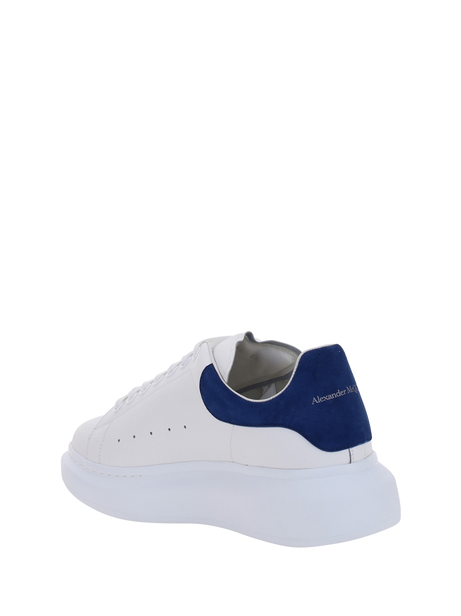 Shop Alexander Mcqueen Sneakers In White/paris Blue