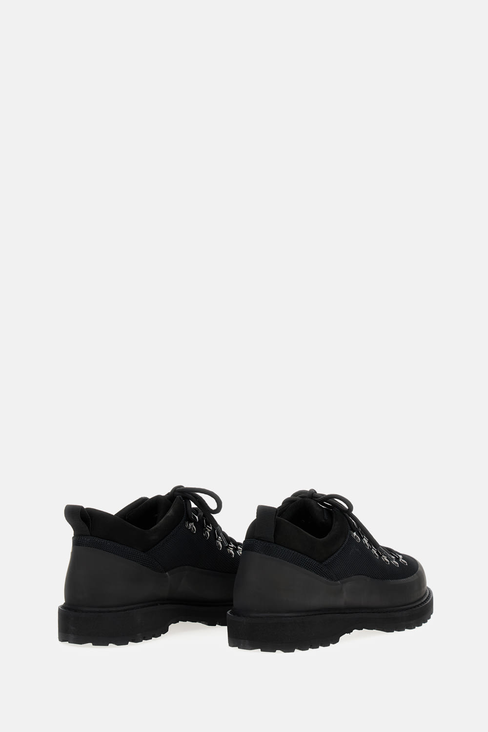 Diemme Roccia Basso Sport Leather Sneakers In Black
